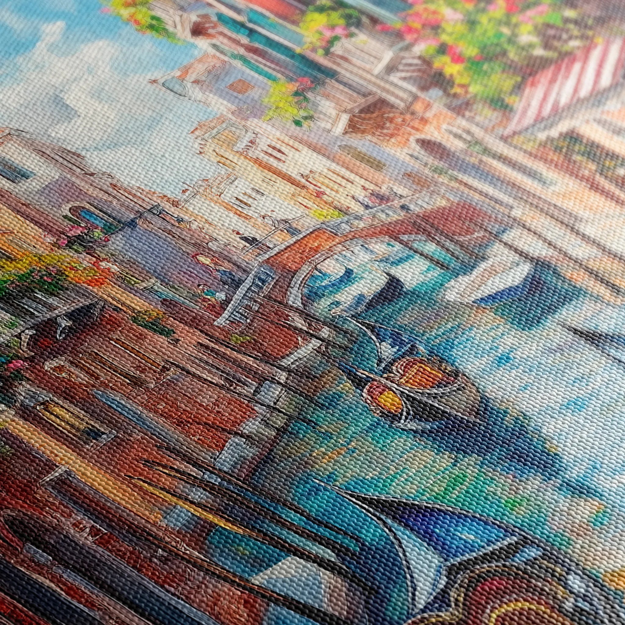 Landscape 322 Canvas Art 18" x 24" / 45 x 60 cm / Black