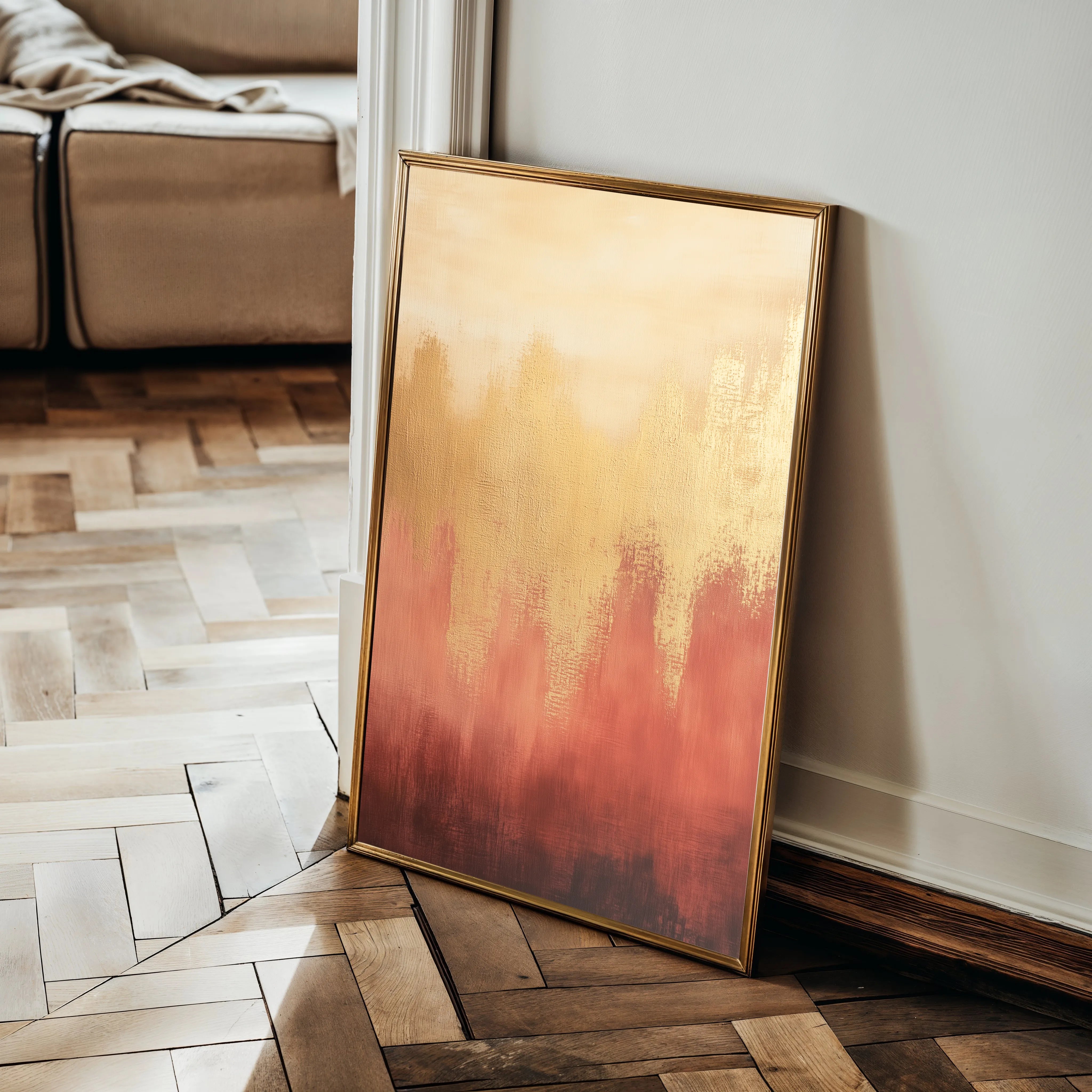 Abstract 326 Canvas Art 18" x 24" / 45 x 60 cm / Black