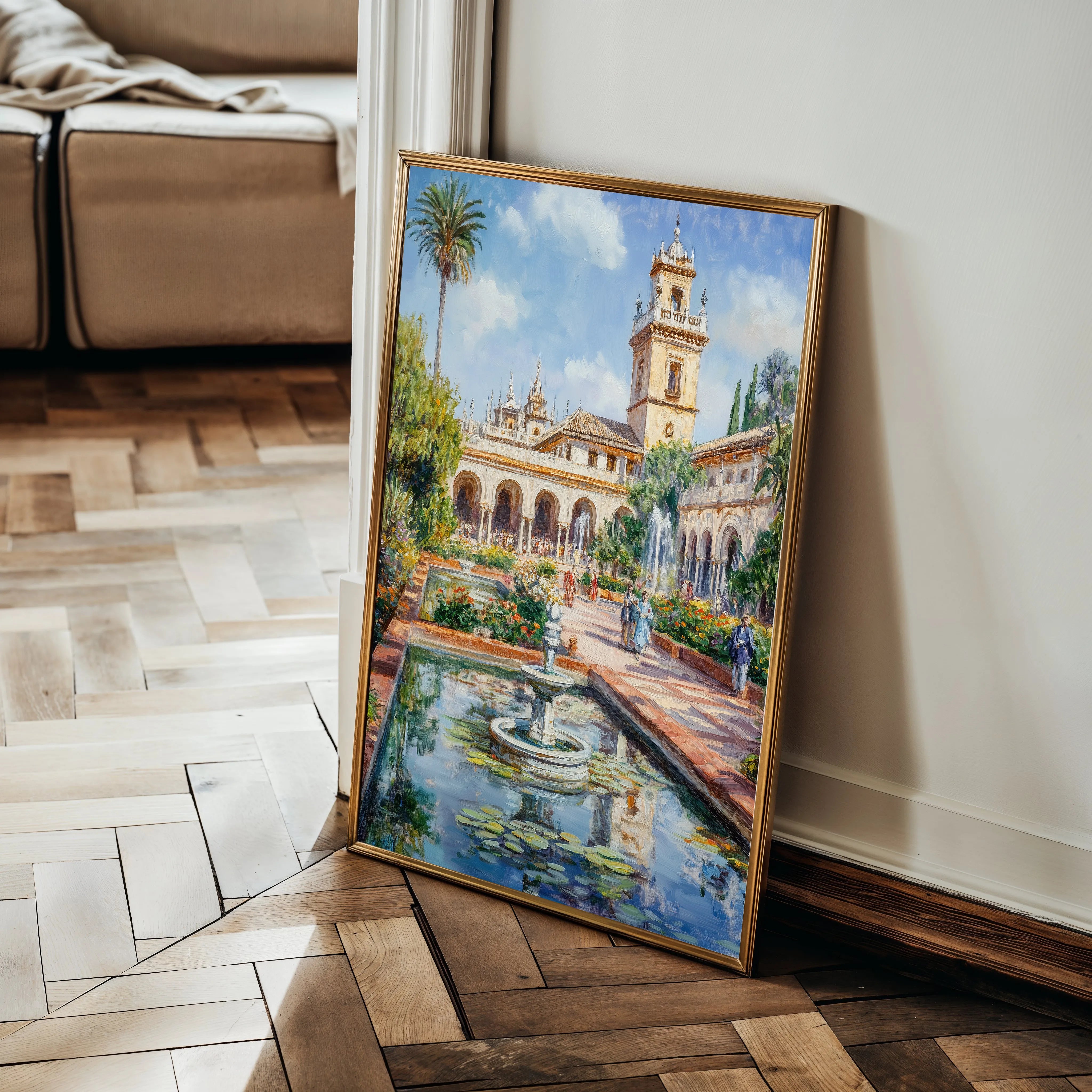 Landscape 328 Canvas Art 18" x 24" / 45 x 60 cm / Black