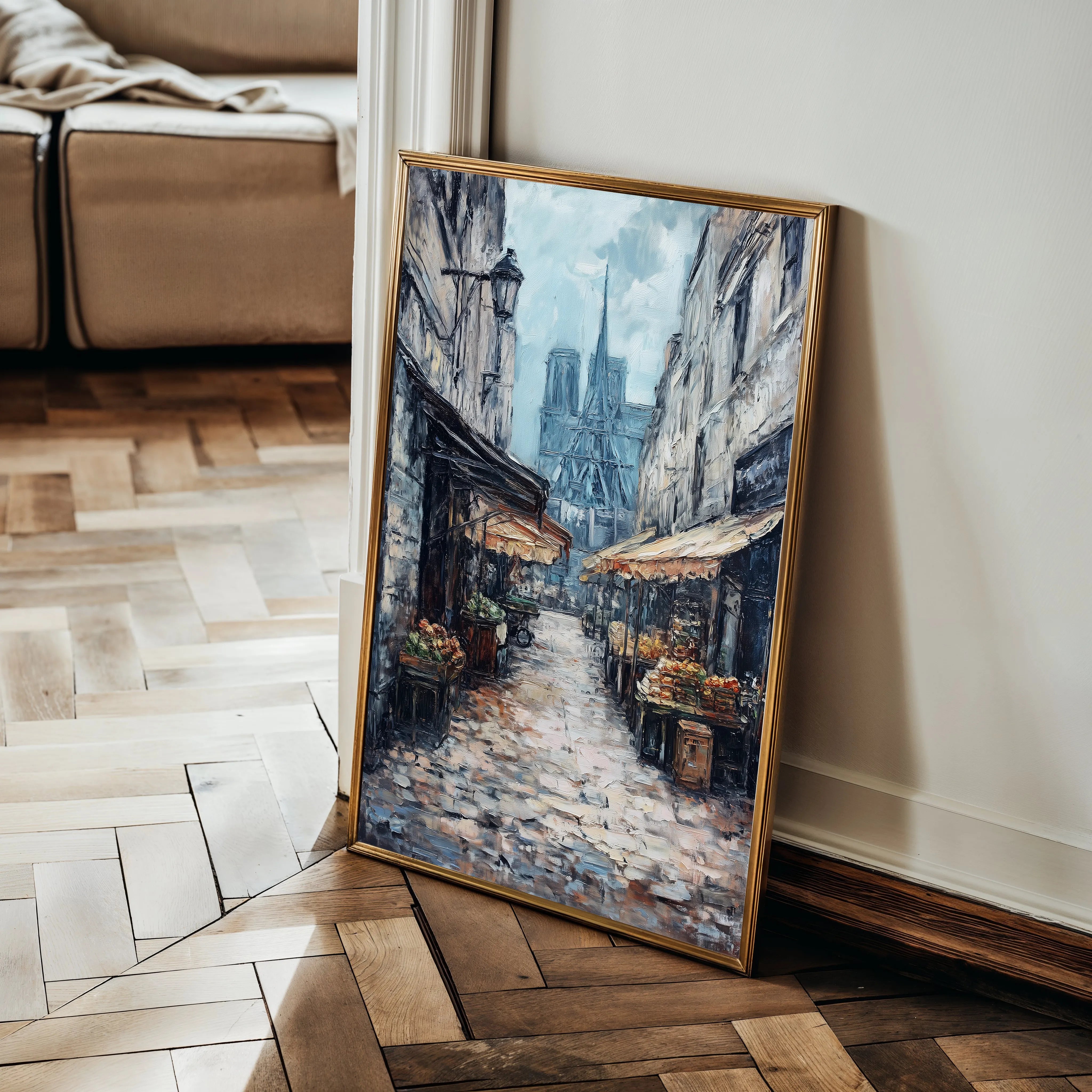 Landscape 334 Canvas Art 18" x 24" / 45 x 60 cm / Black
