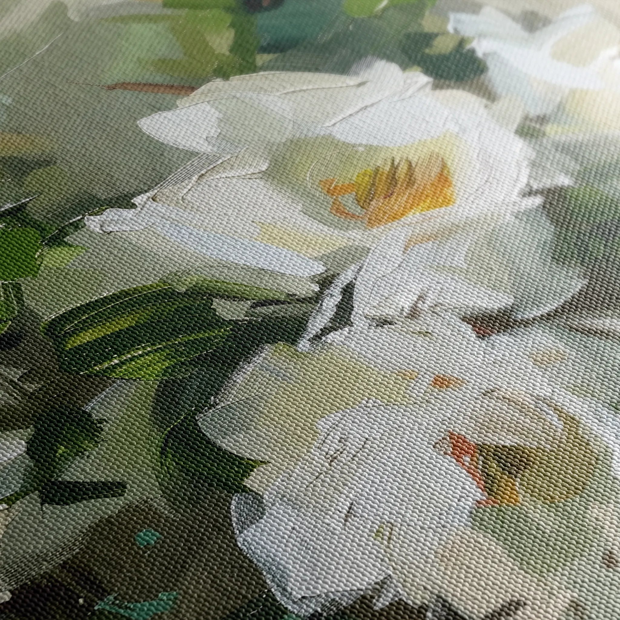 Floral 336 Canvas Art 18" x 24" / 45 x 60 cm / Black
