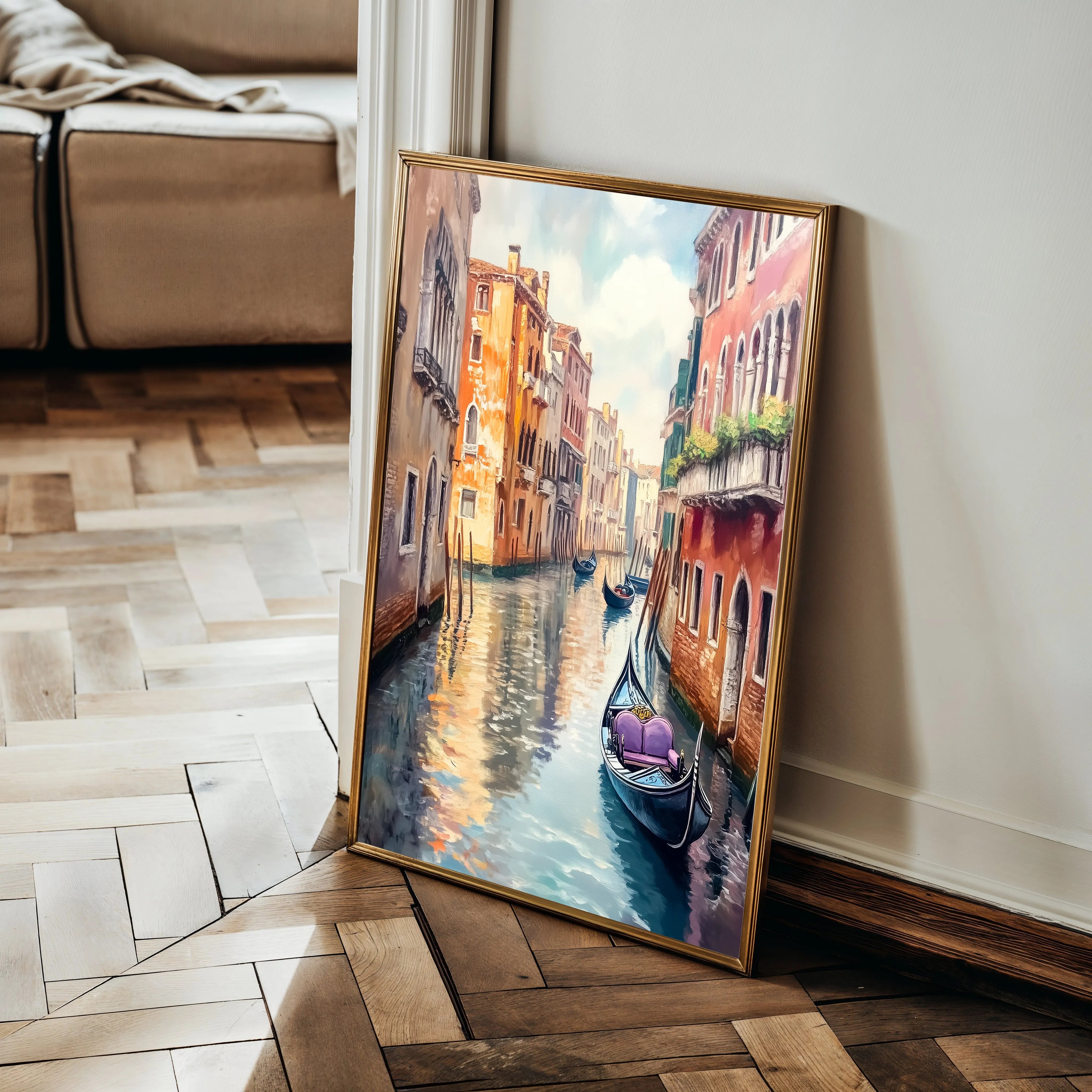 Landscape 337 Canvas Art 18" x 24" / 45 x 60 cm / Black