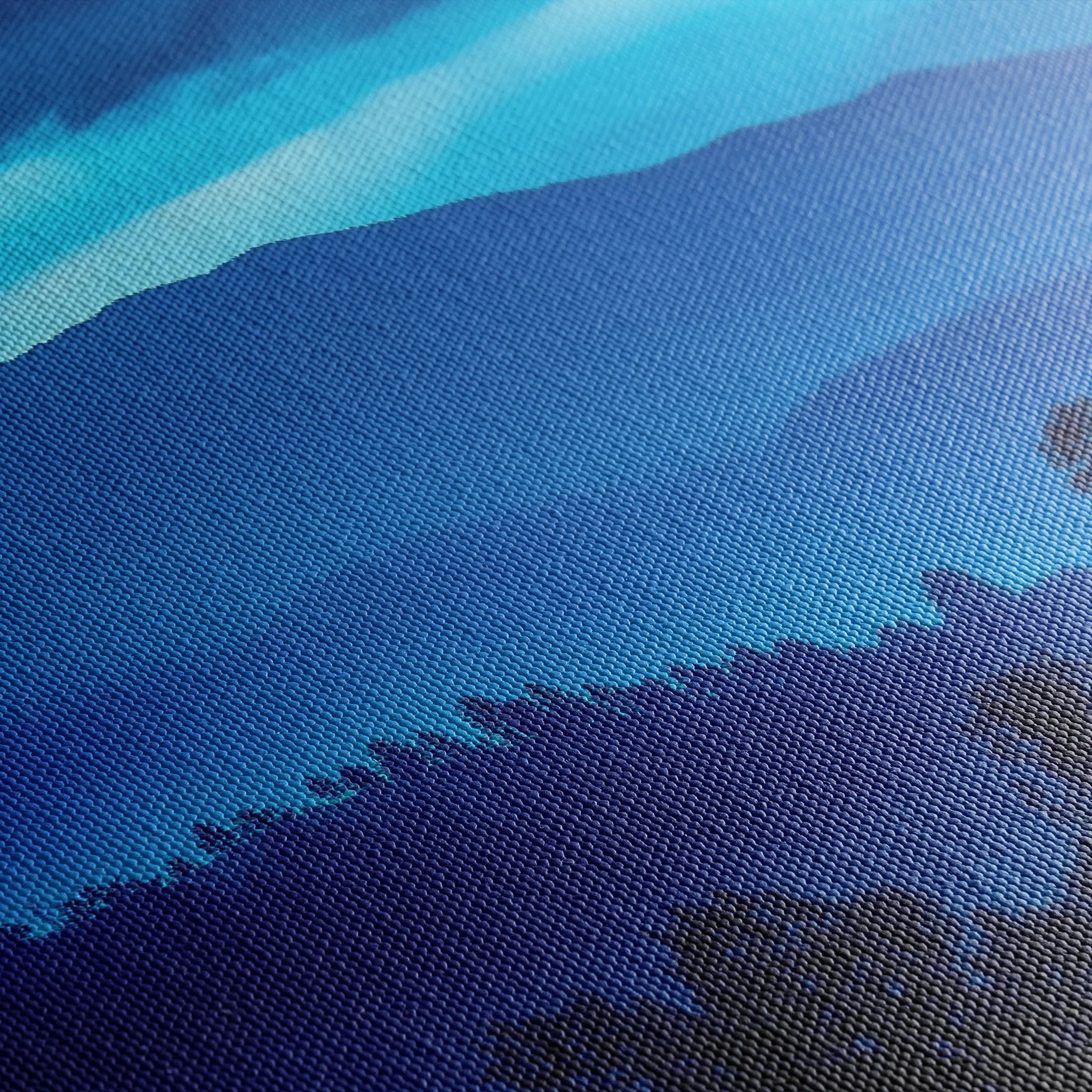 Landscape 342 Canvas Art 18" x 24" / 45 x 60 cm / Black