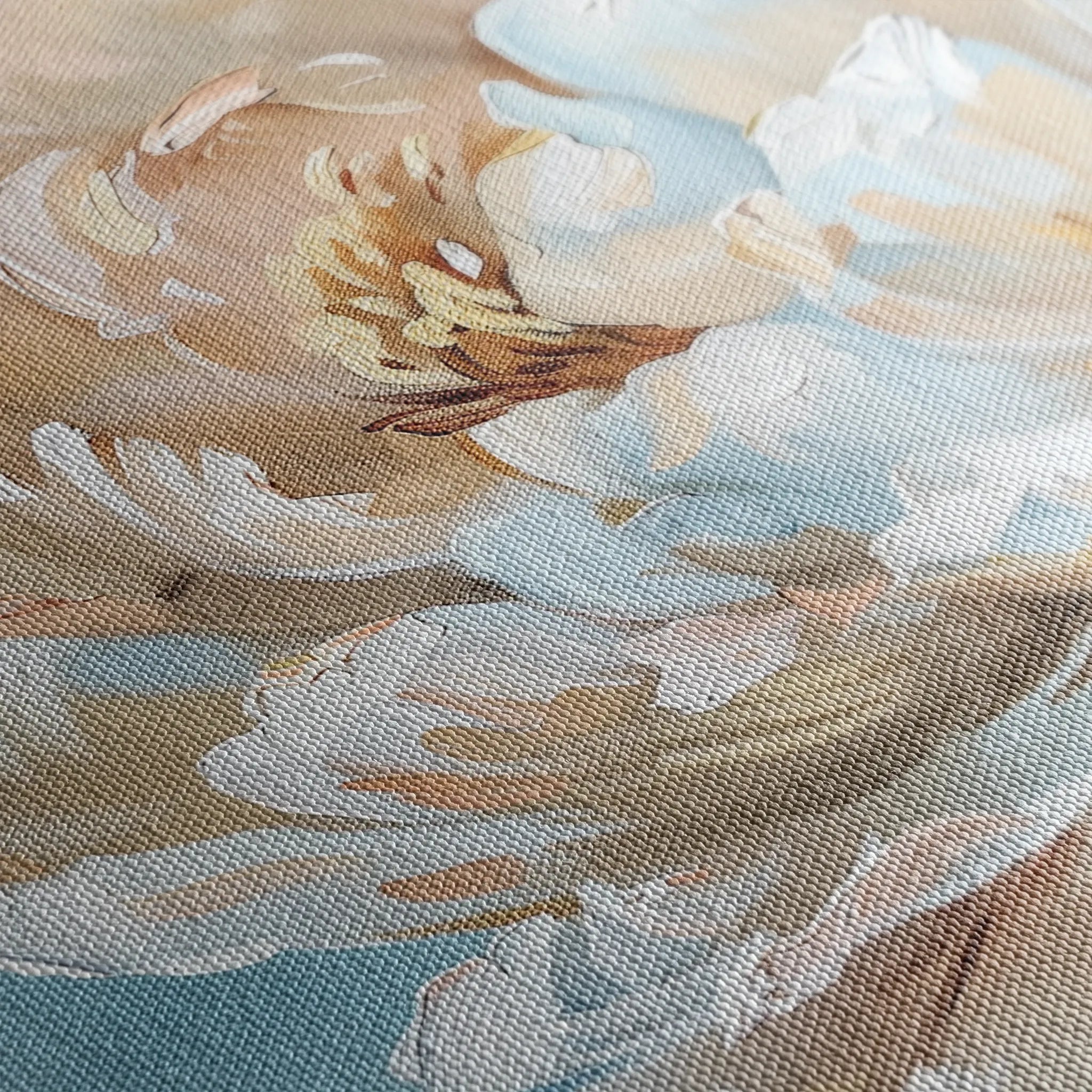 Floral 346 Canvas Art 18" x 24" / 45 x 60 cm / Black