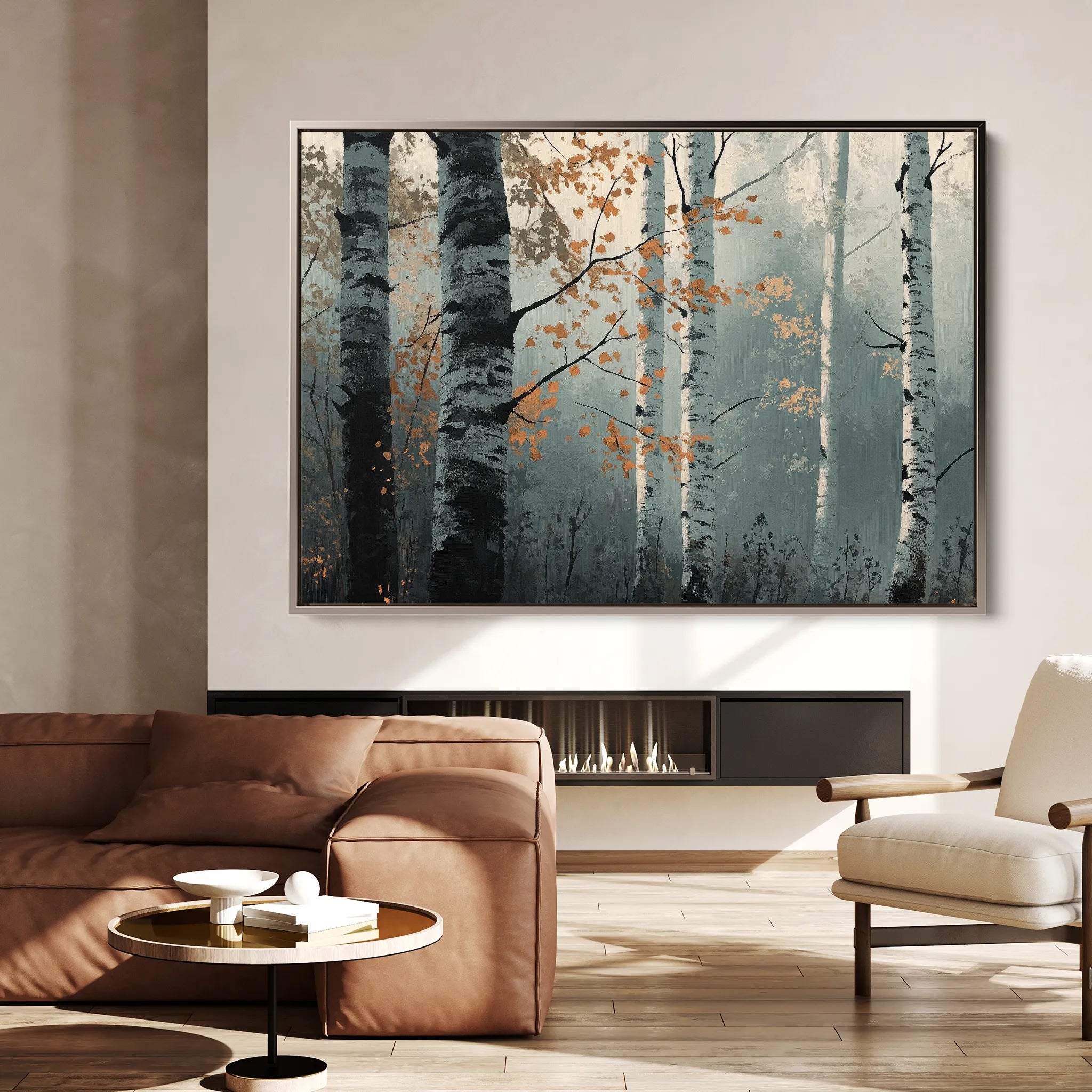 Landscape 348 Canvas Art 18" x 24" / 45 x 60 cm / Black