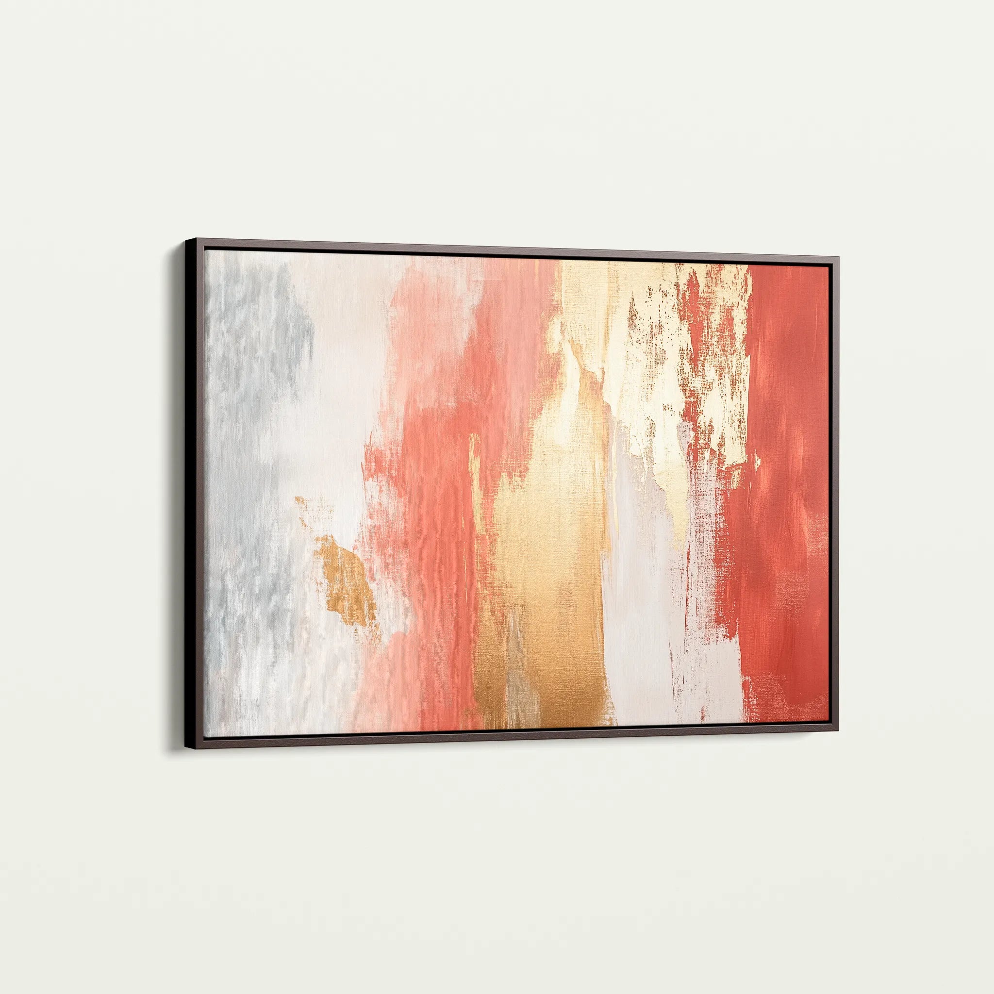 Abstract 352 Canvas Art 18" x 24" / 45 x 60 cm / Black
