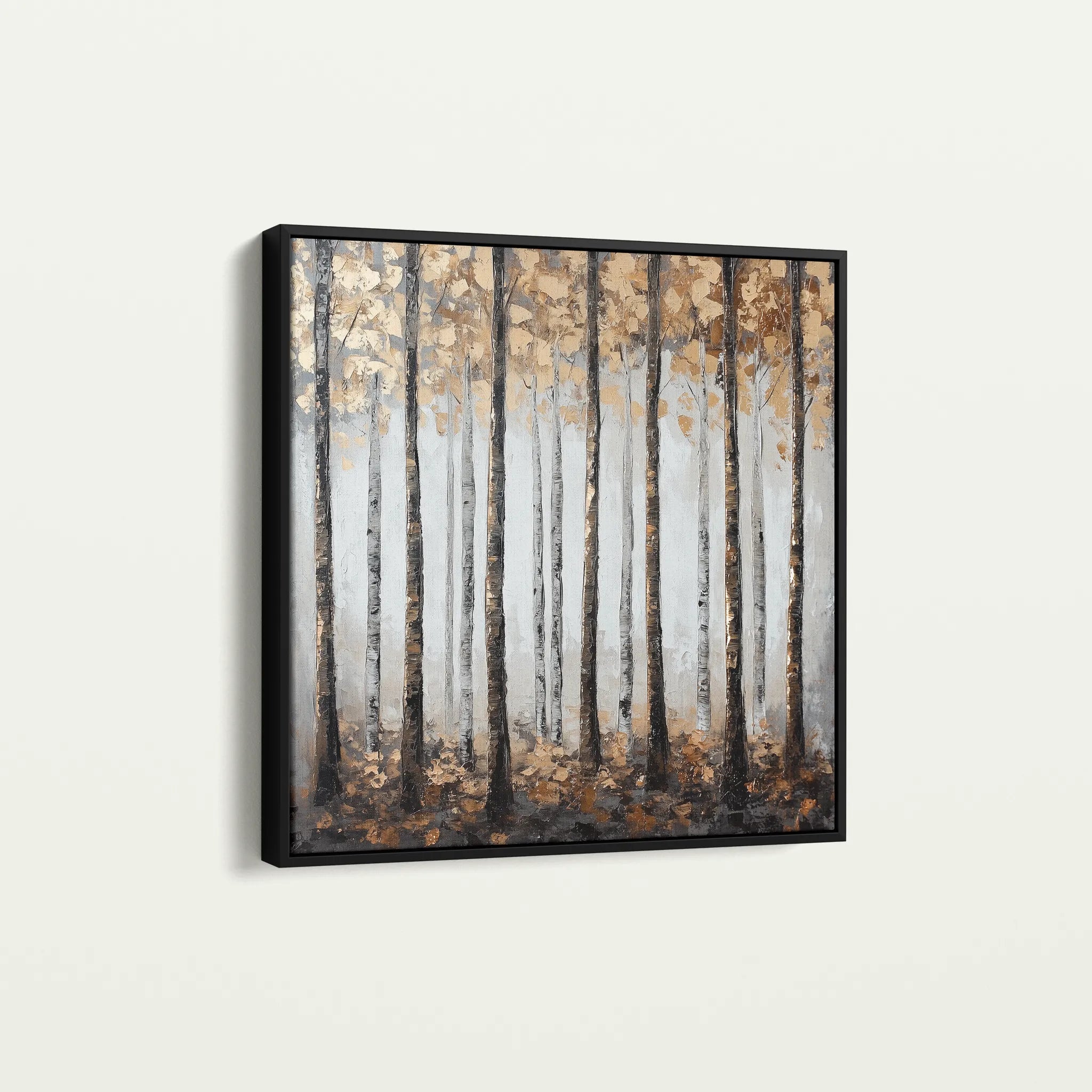 Landscape 352 Canvas Art 16" x 16" / 40 x 40 cm / Black
