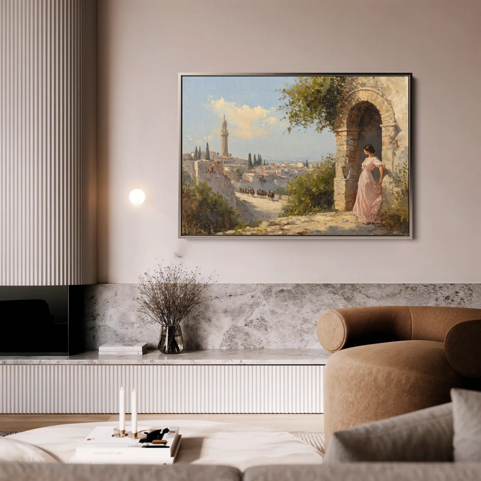 Landscape 355 Canvas Art 18" x 24" / 45 x 60 cm / Black