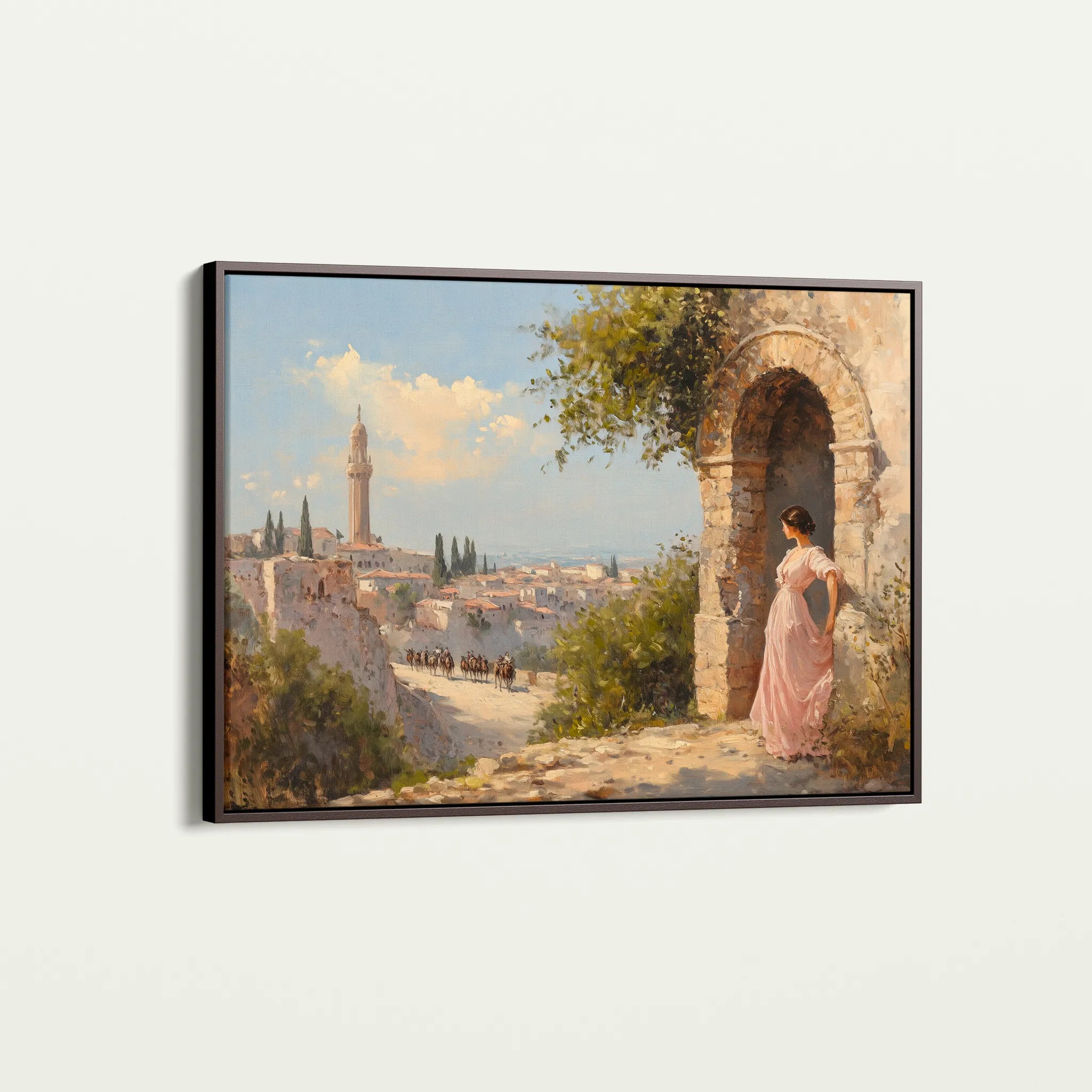 Landscape 355 Canvas Art 18" x 24" / 45 x 60 cm / Black