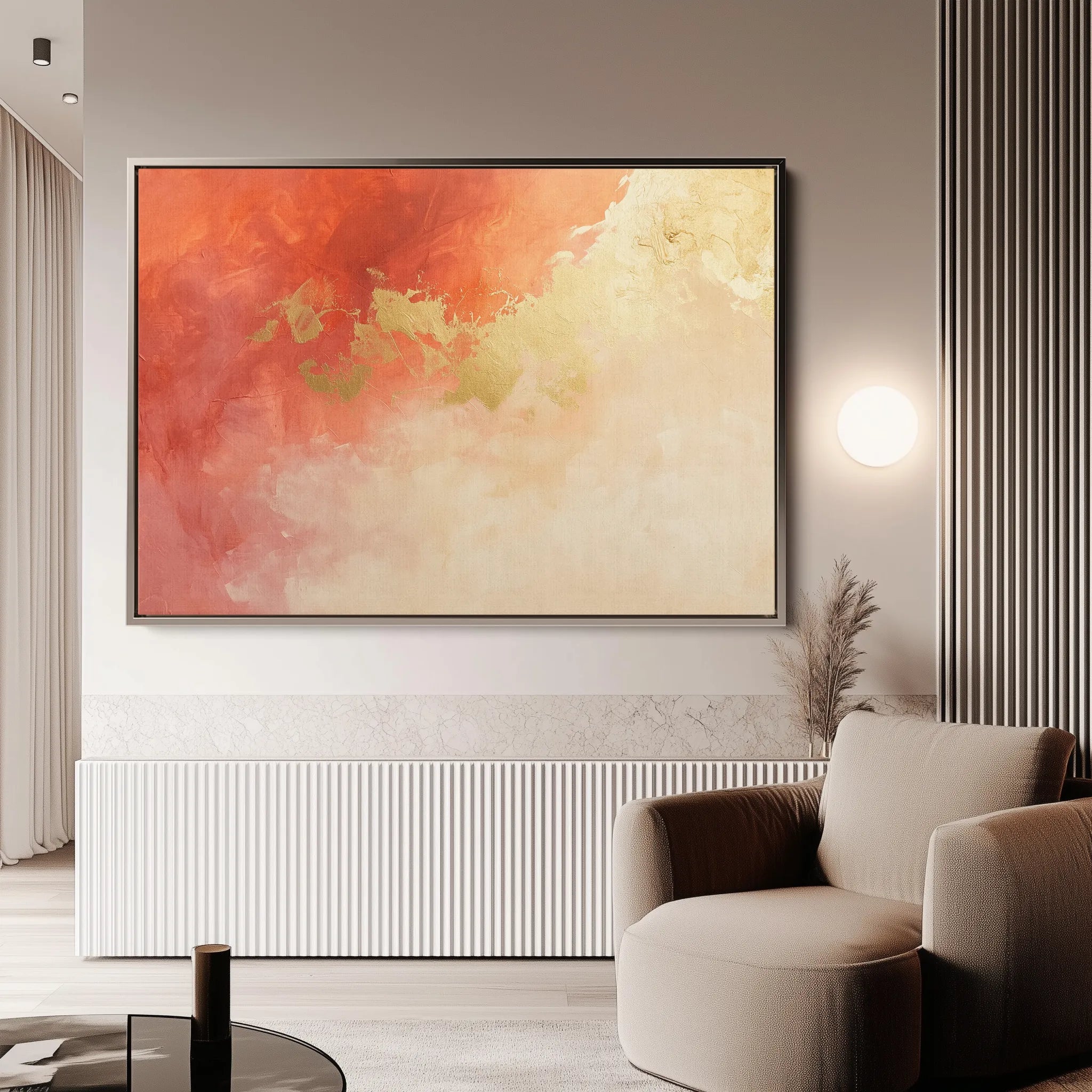 Abstract 360 Canvas Art 18" x 24" / 45 x 60 cm / Black