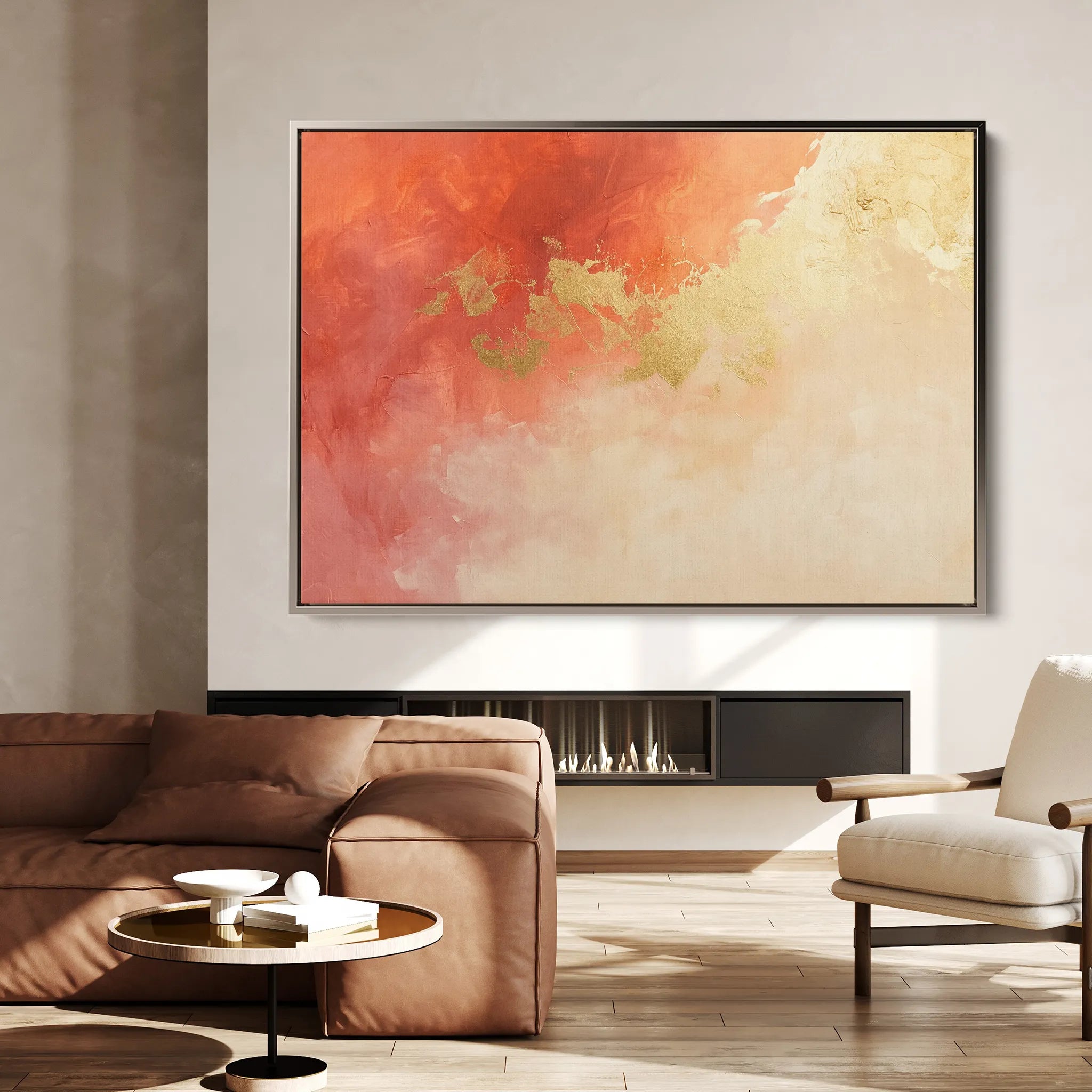 Abstract 360 Canvas Art 18" x 24" / 45 x 60 cm / Black