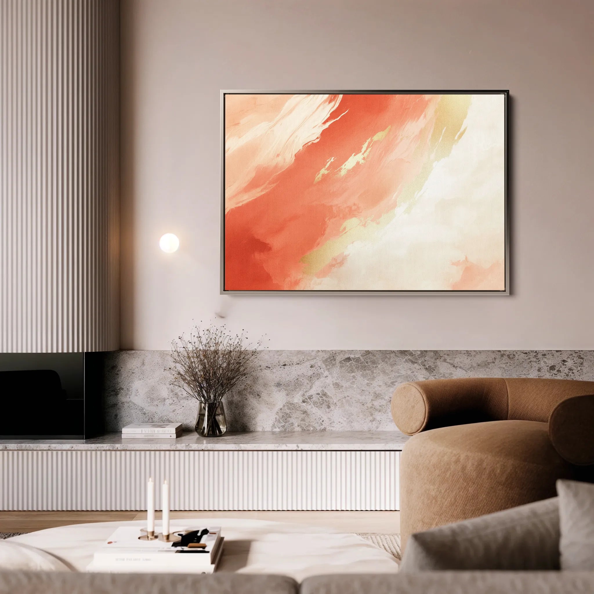 Abstract 362 Canvas Art 18" x 24" / 45 x 60 cm / Black