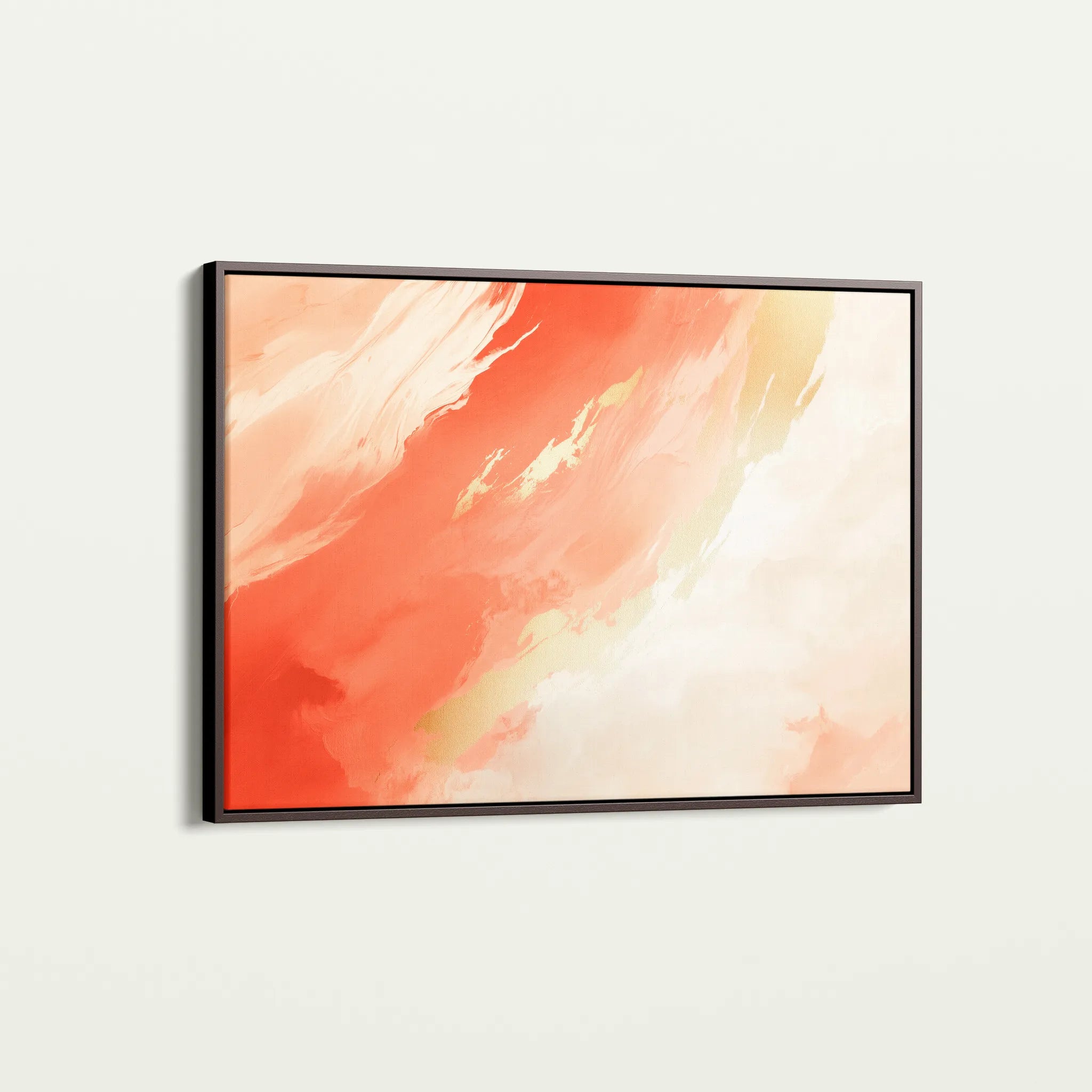 Abstract 362 Canvas Art 18" x 24" / 45 x 60 cm / Black