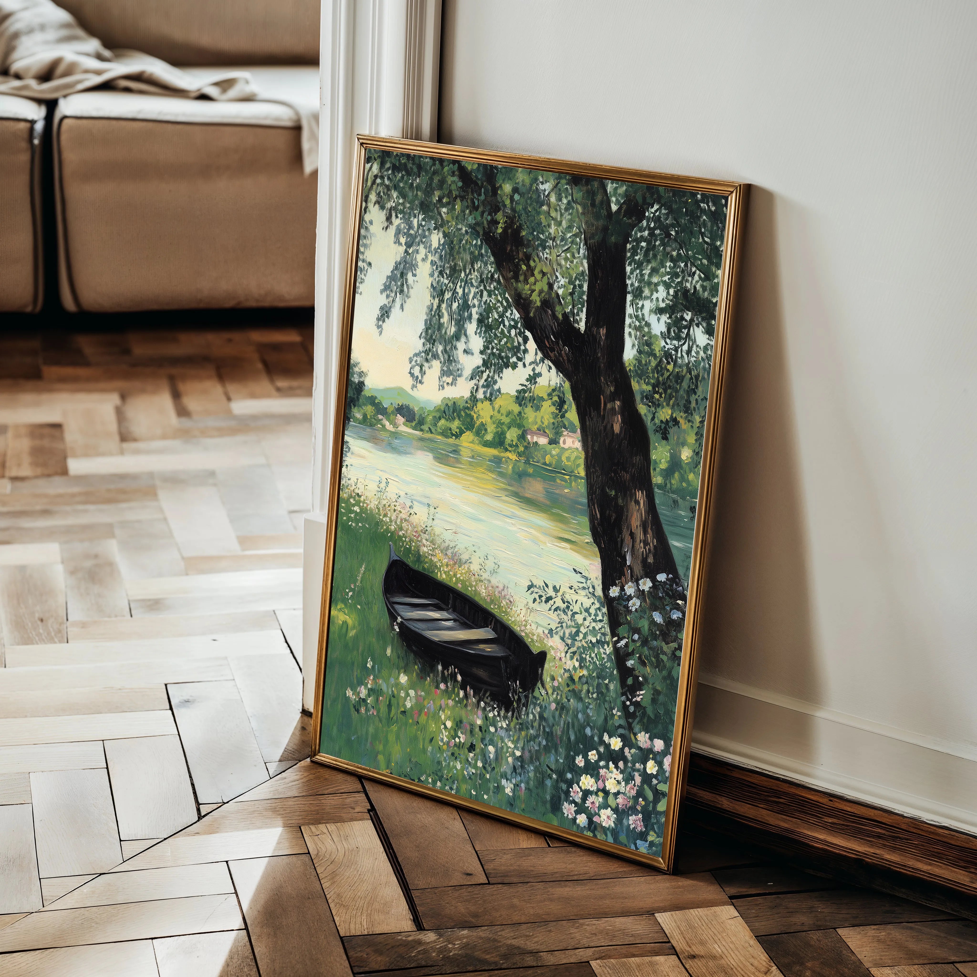 Landscape 362 Canvas Art 18" x 24" / 45 x 60 cm / Black