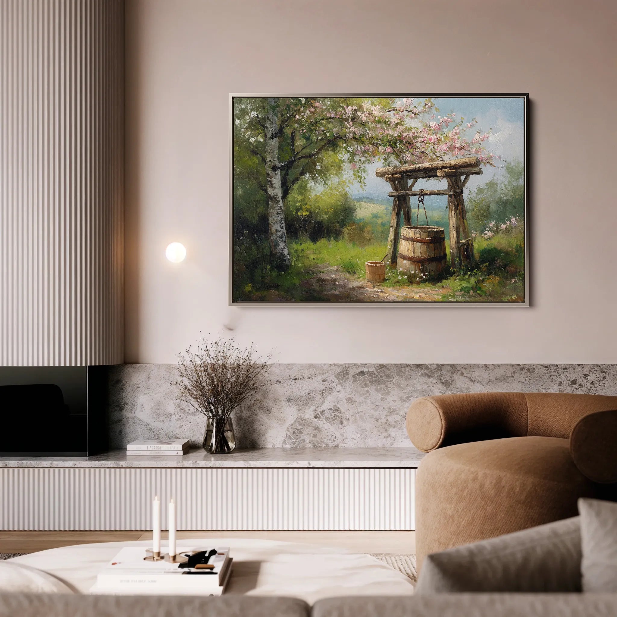 Landscape 364 Canvas Art 18" x 24" / 45 x 60 cm / Black