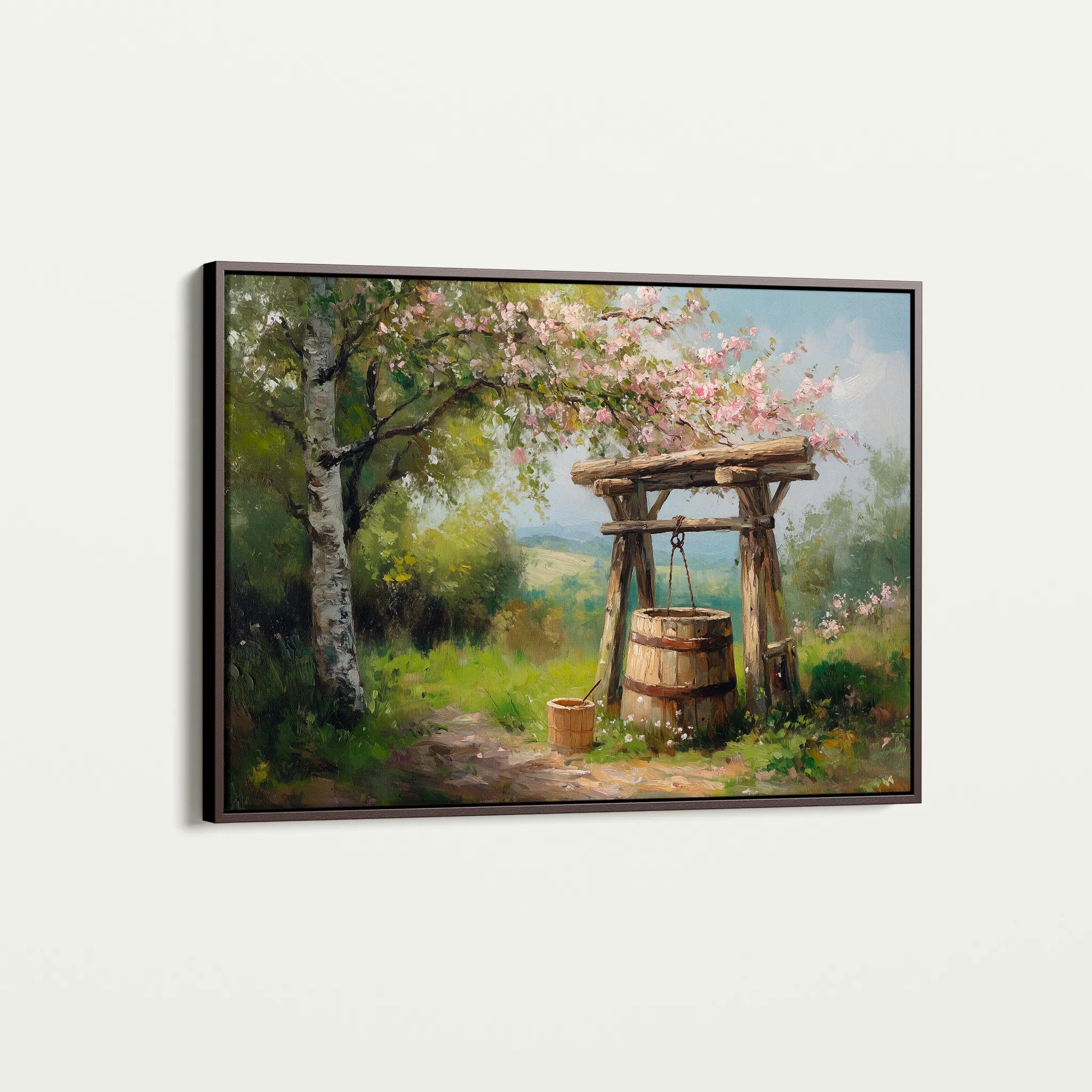 Landscape 364 Canvas Art 18" x 24" / 45 x 60 cm / Black