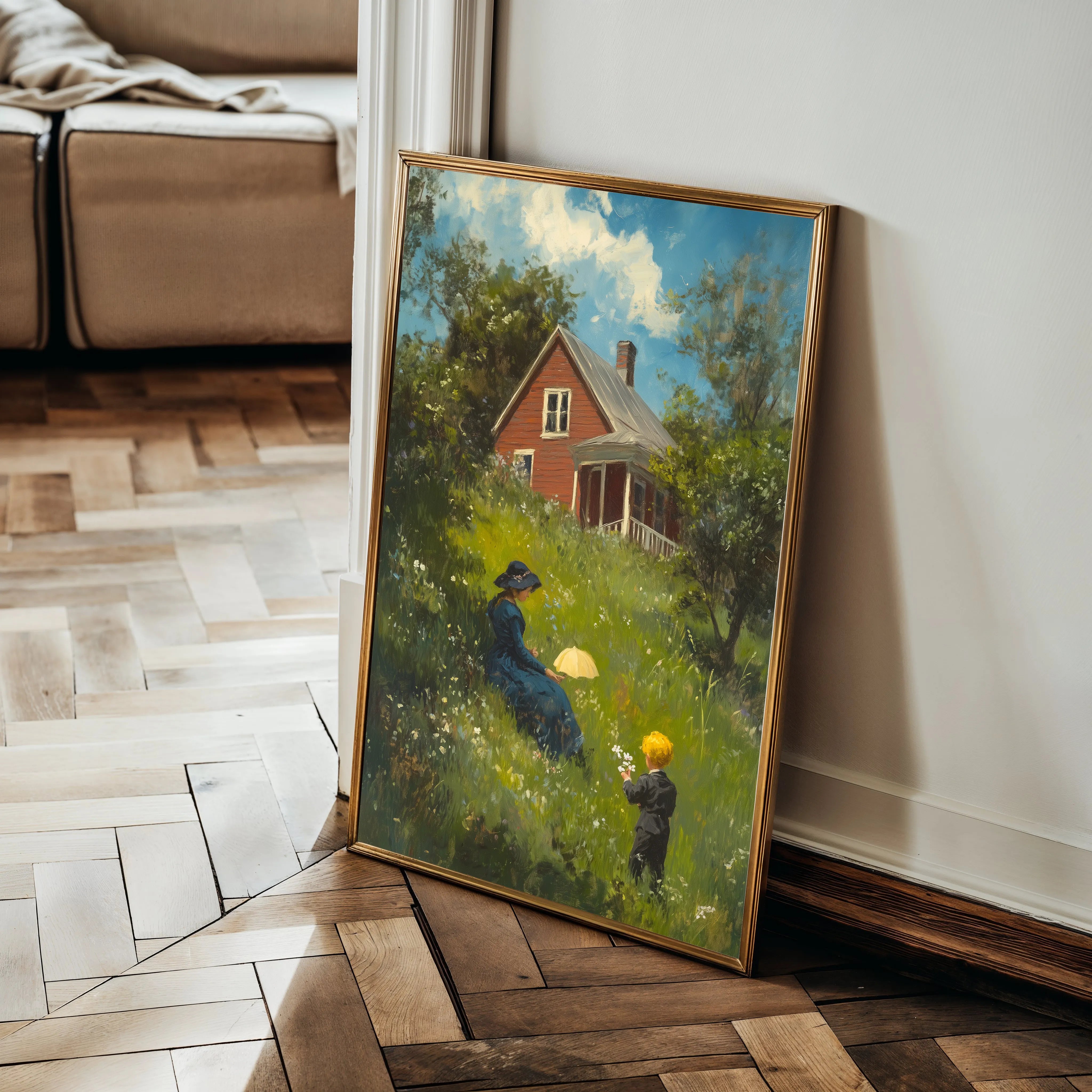 Landscape 365 Canvas Art 18" x 24" / 45 x 60 cm / Black