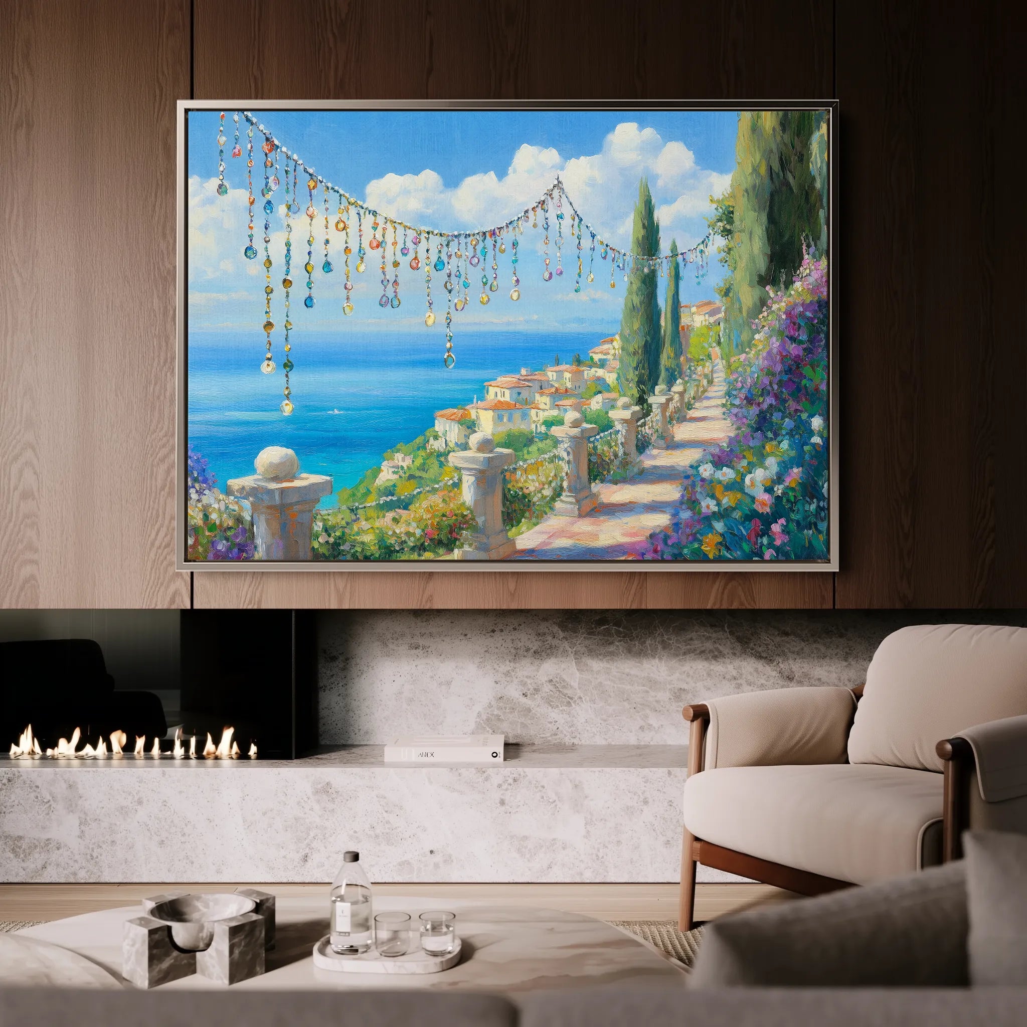 Landscape 367 Canvas Art 18" x 24" / 45 x 60 cm / Black