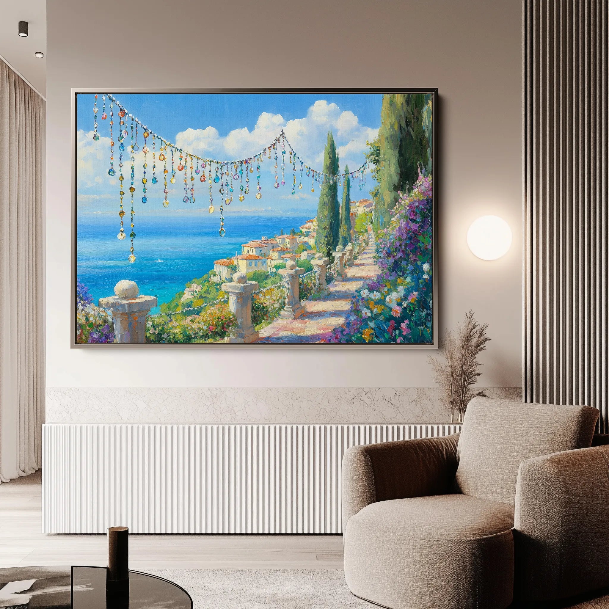 Landscape 367 Canvas Art 18" x 24" / 45 x 60 cm / Black
