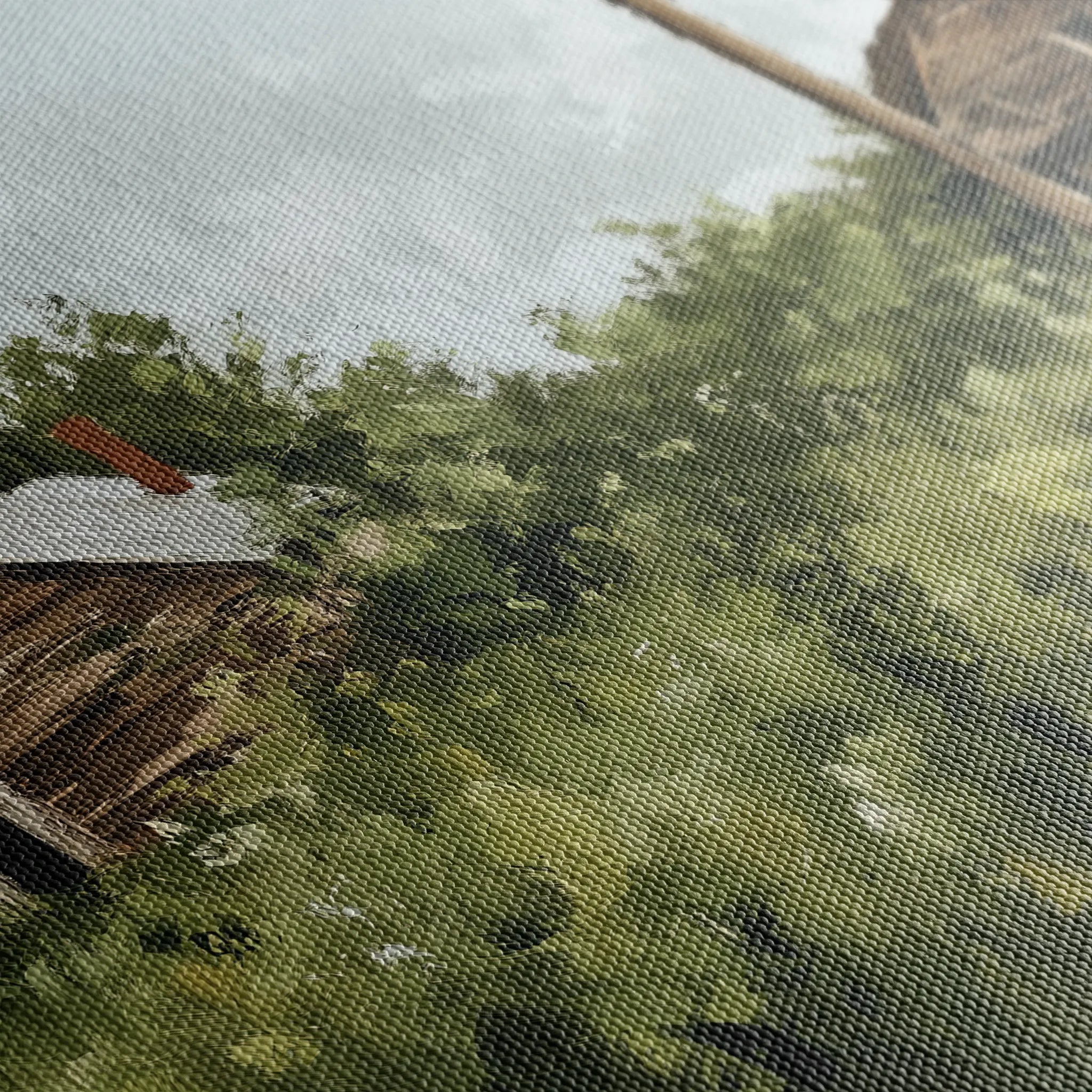 Landscape 368 Canvas Art 18" x 24" / 45 x 60 cm / Black