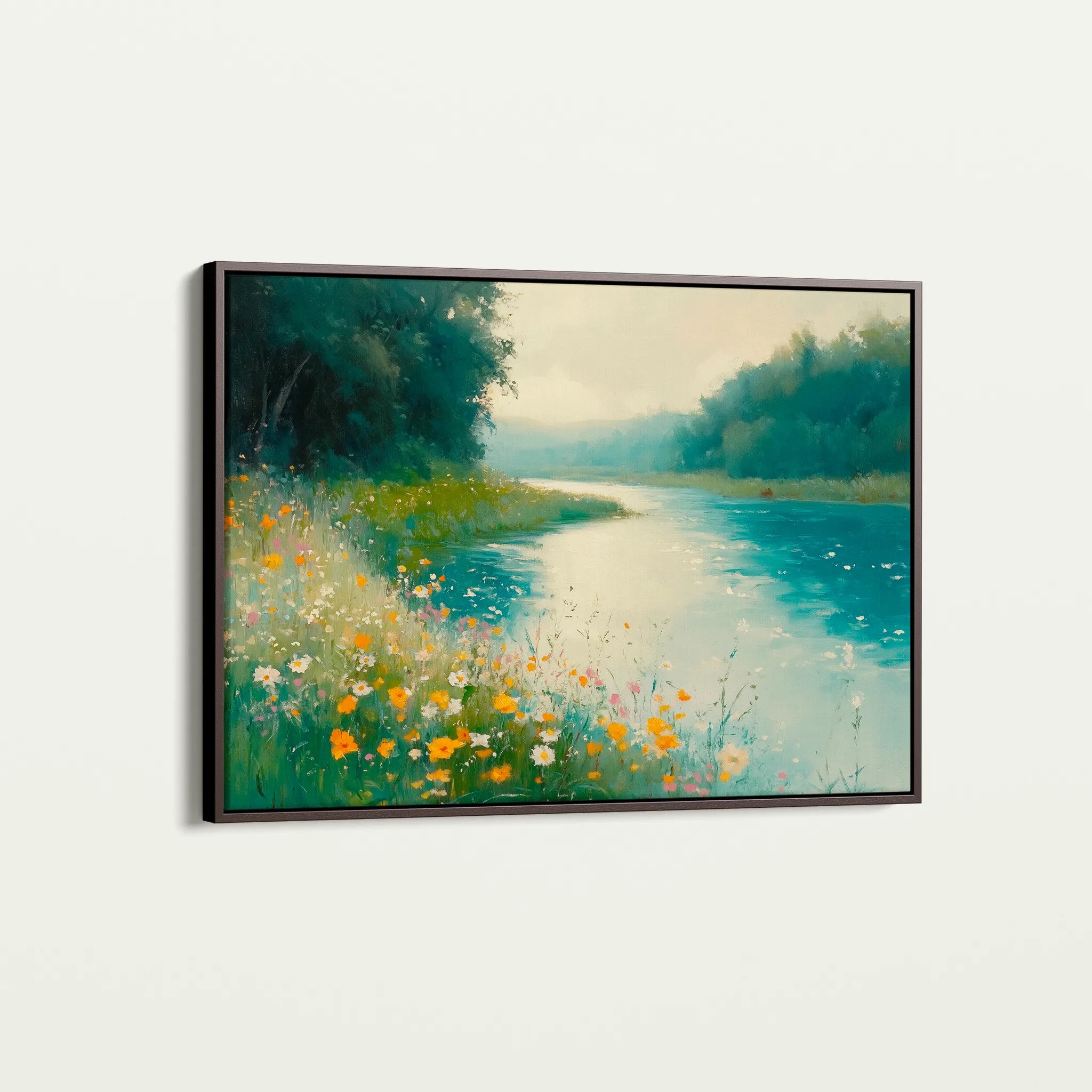 Landscape 371 Canvas Art 18" x 24" / 45 x 60 cm / Black