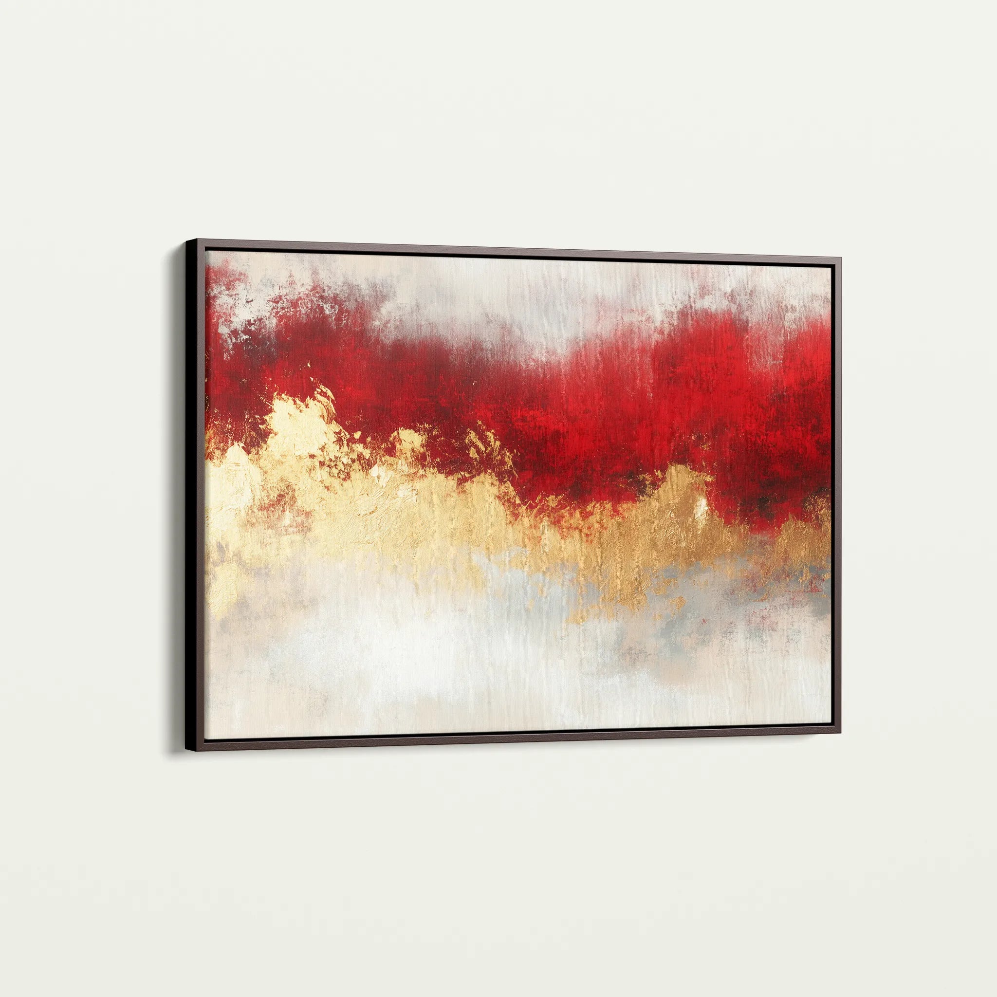 Abstract 372 Canvas Art 18" x 24" / 45 x 60 cm / Black
