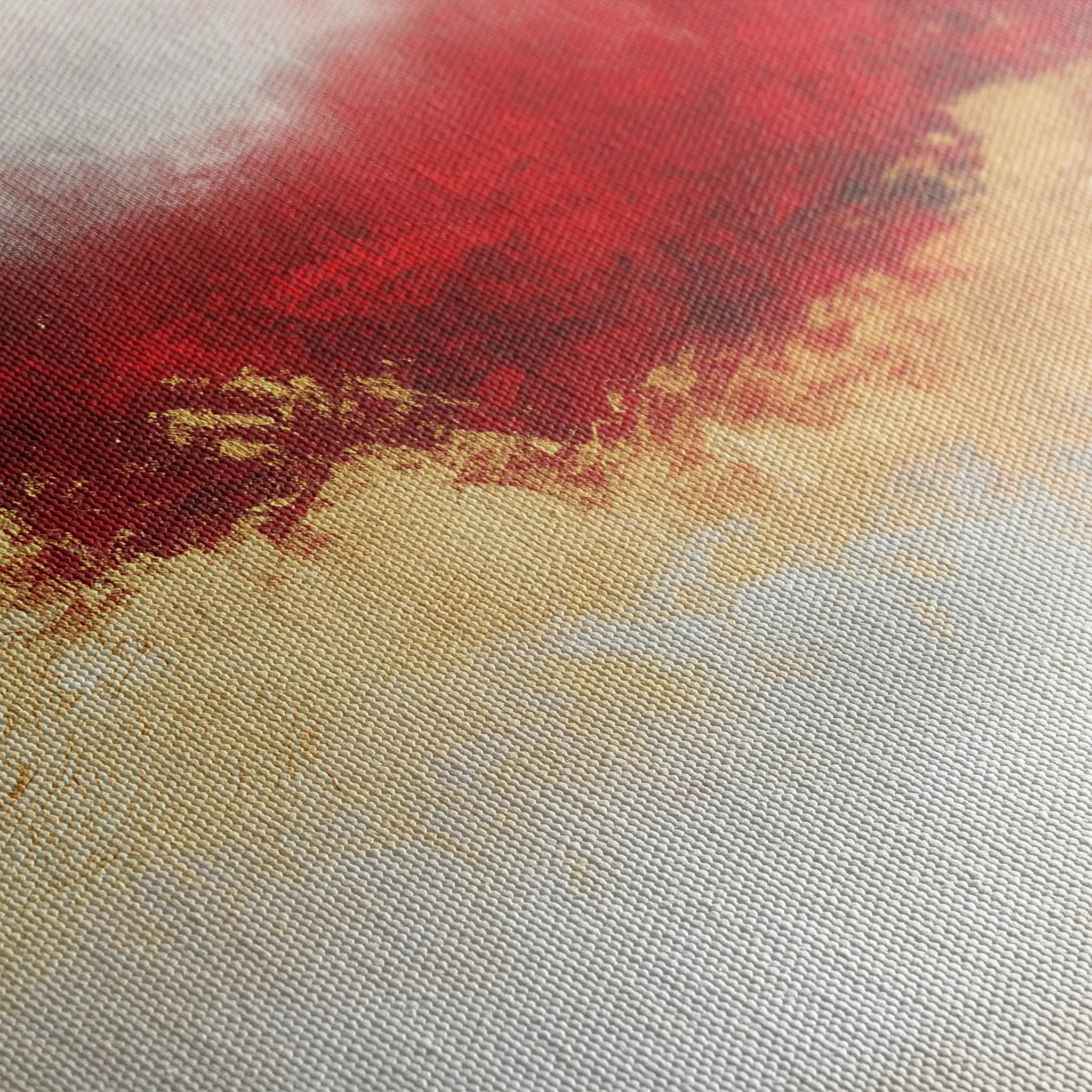 Abstract 372 Canvas Art 18" x 24" / 45 x 60 cm / Black