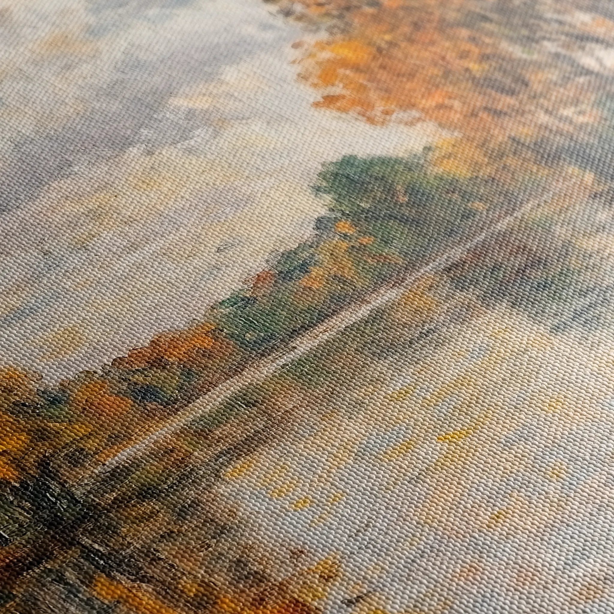 Landscape 372 Canvas Art 18" x 24" / 45 x 60 cm / Black