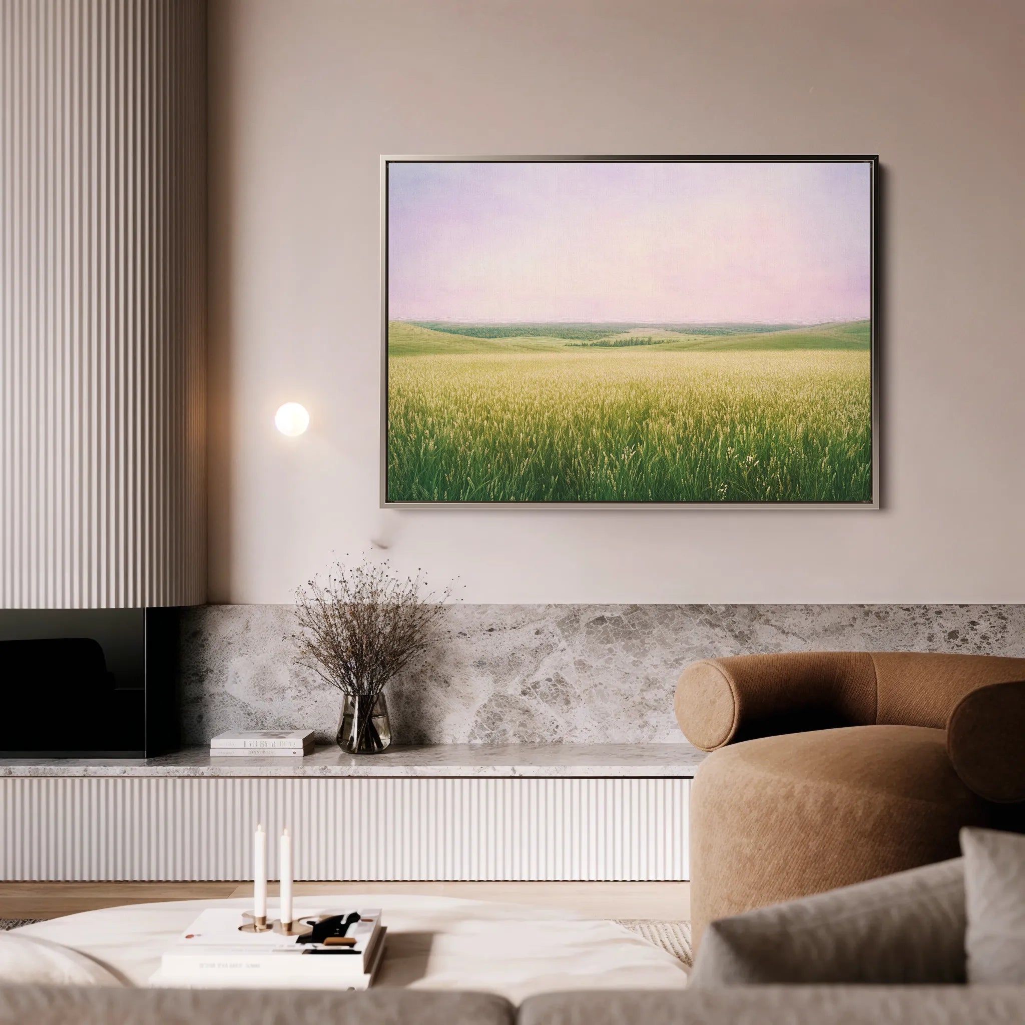 Landscape 374 Canvas Art 18" x 24" / 45 x 60 cm / Black