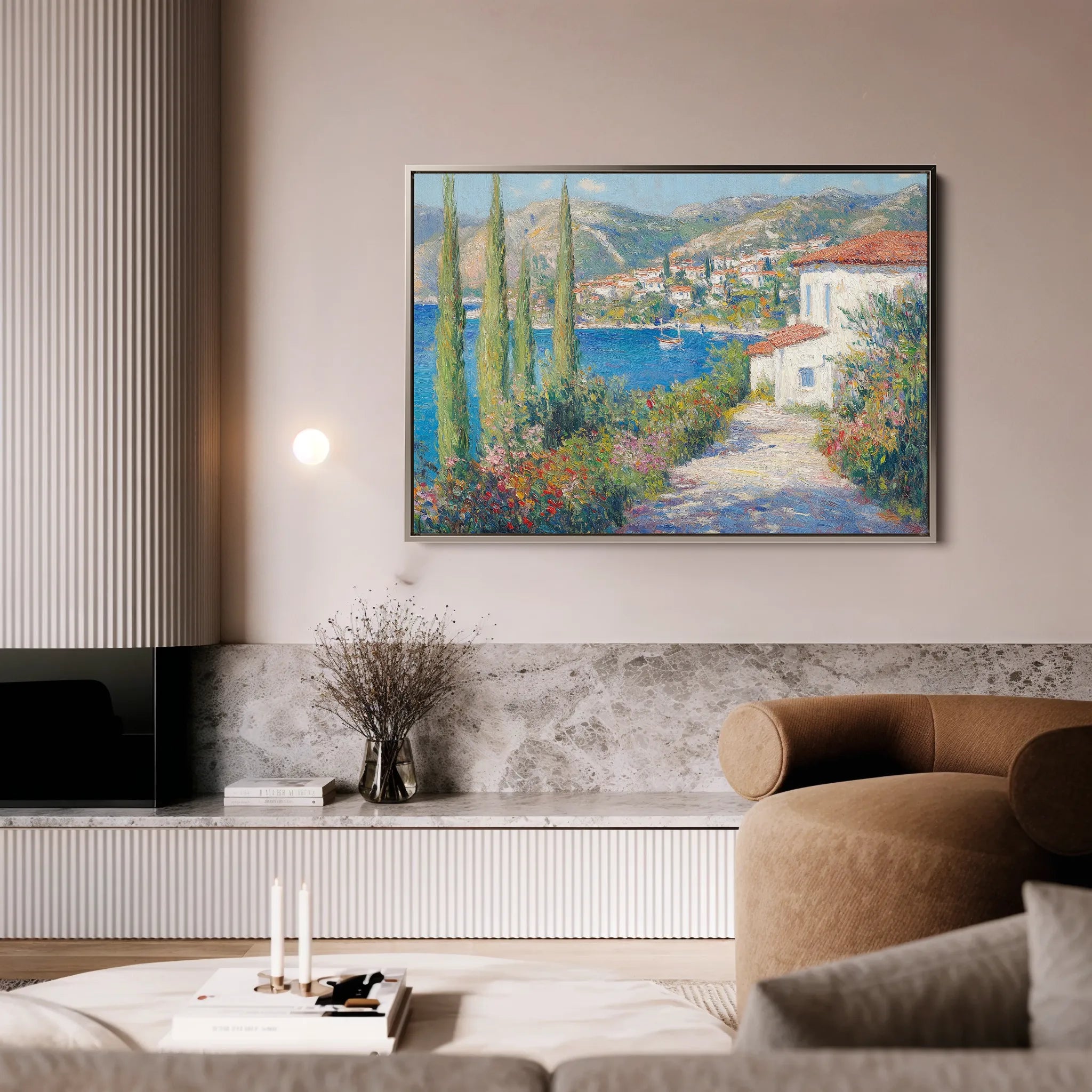 Landscape 375 Canvas Art 18" x 24" / 45 x 60 cm / Black