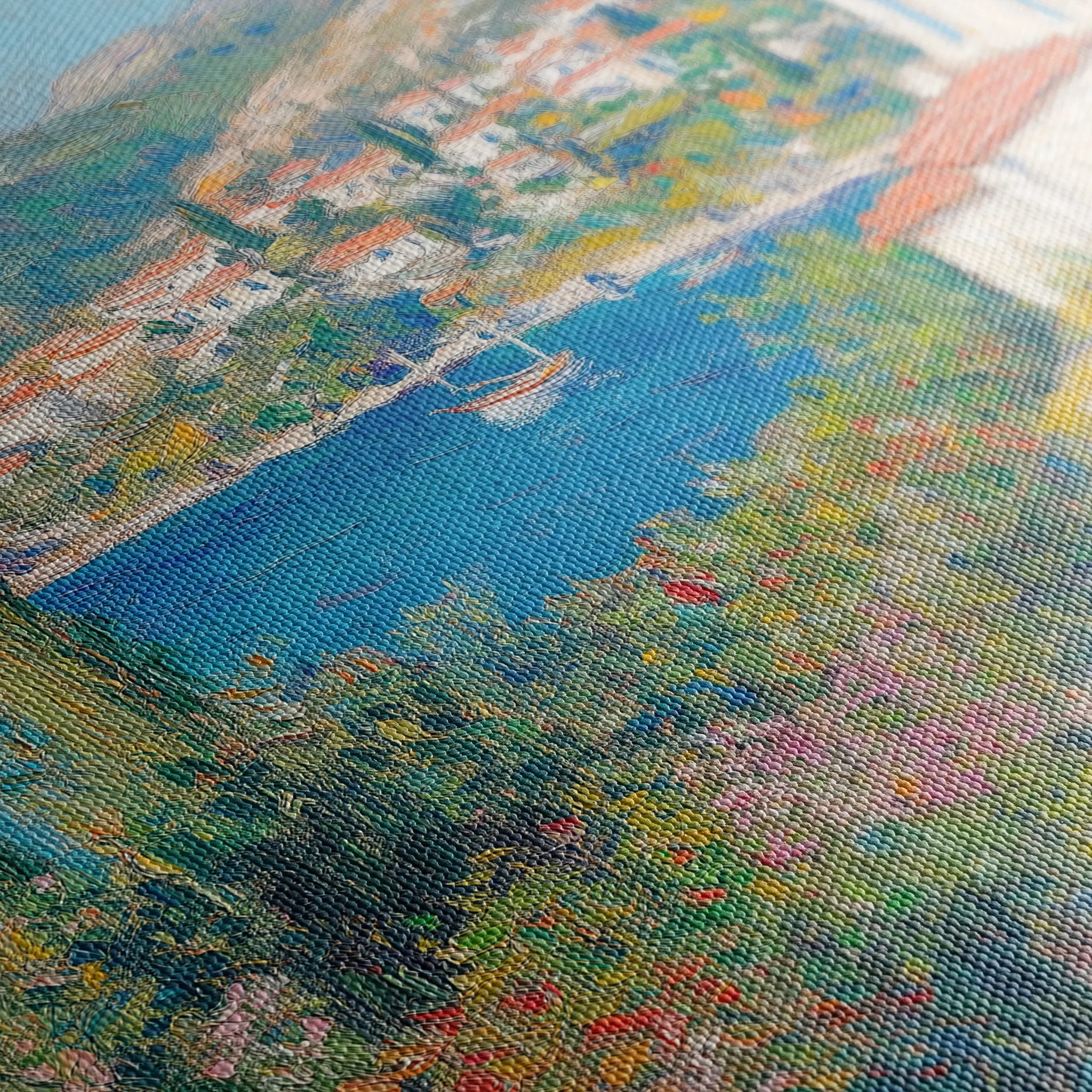 Landscape 375 Canvas Art 18" x 24" / 45 x 60 cm / Black