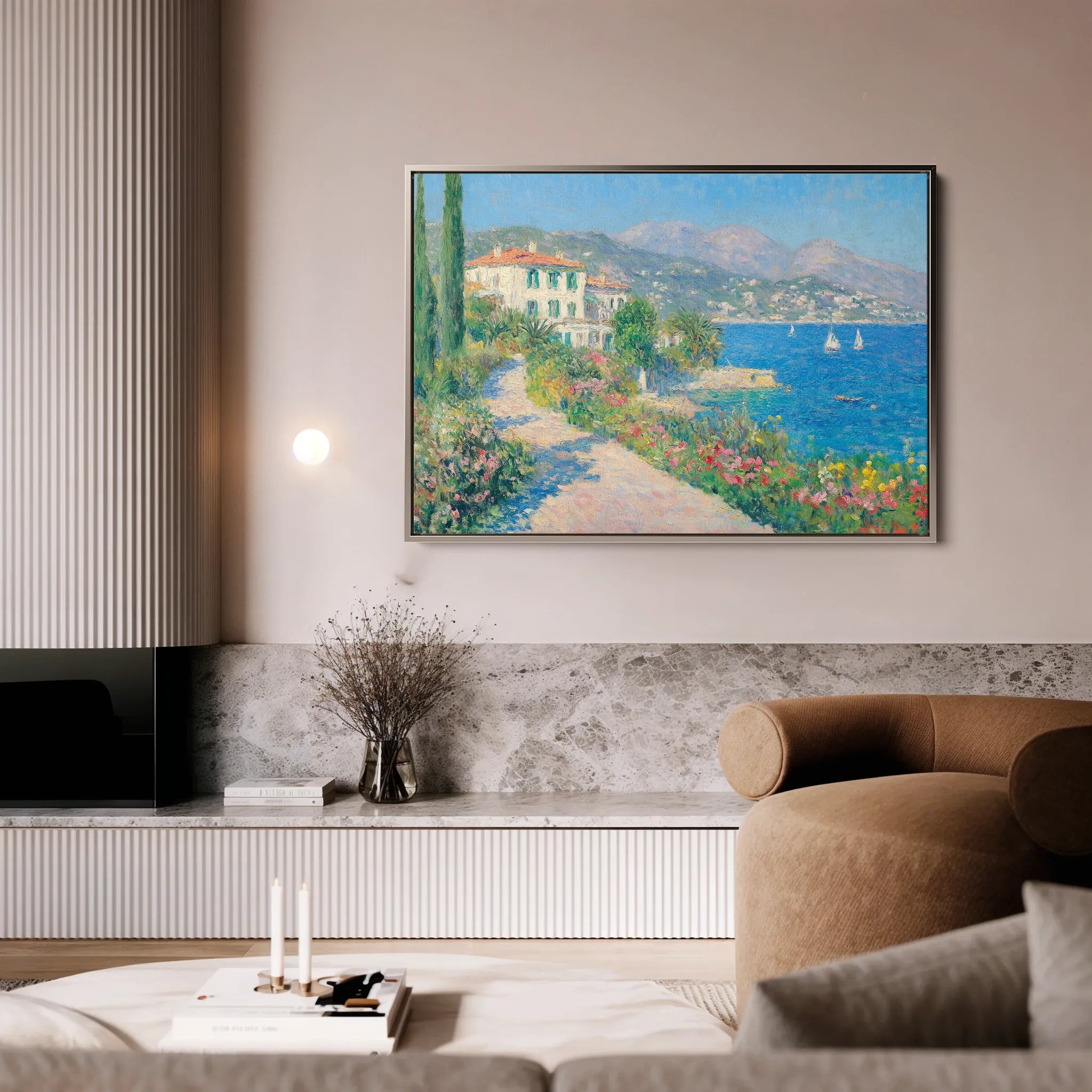Landscape 376 Canvas Art 18" x 24" / 45 x 60 cm / Black