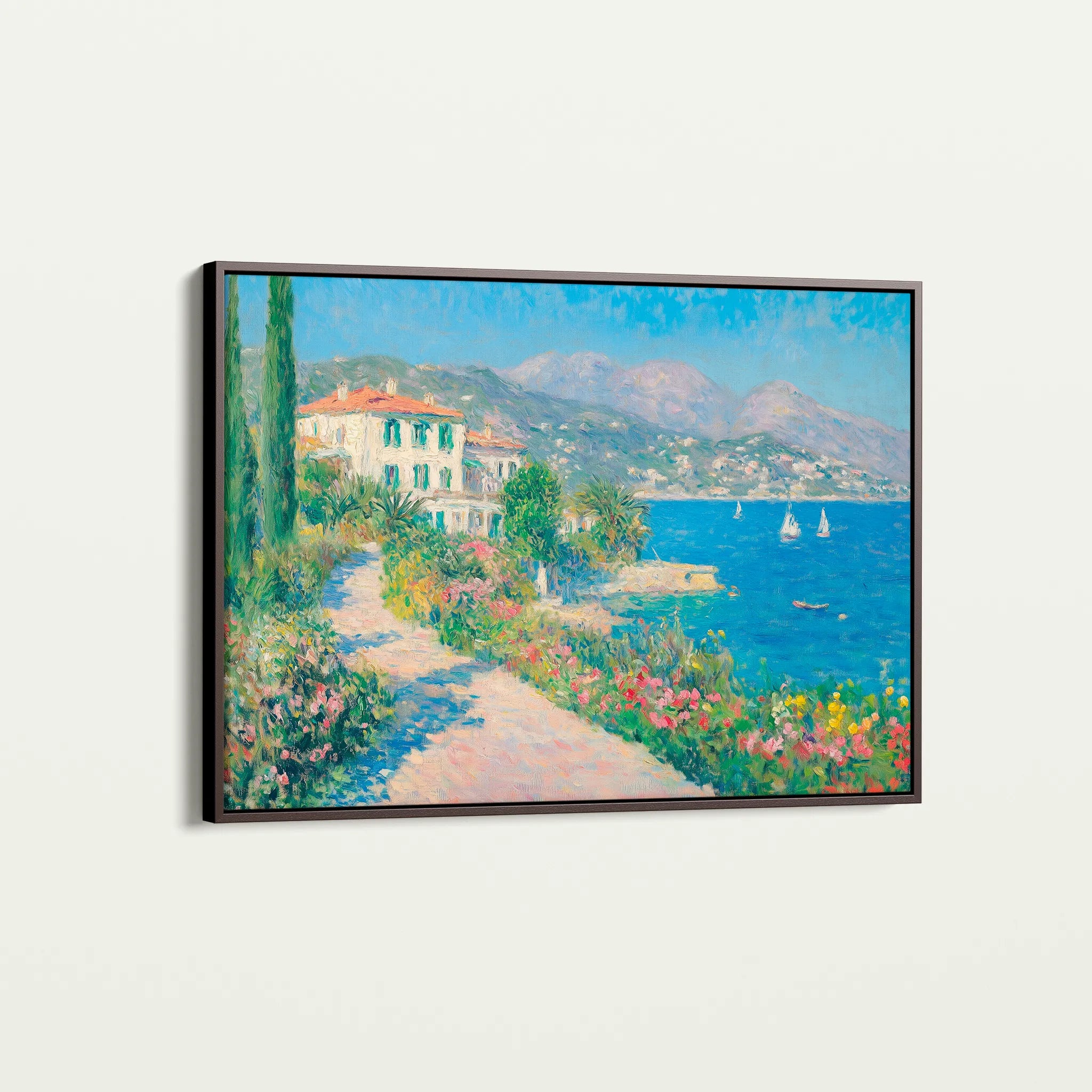 Landscape 376 Canvas Art 18" x 24" / 45 x 60 cm / Black