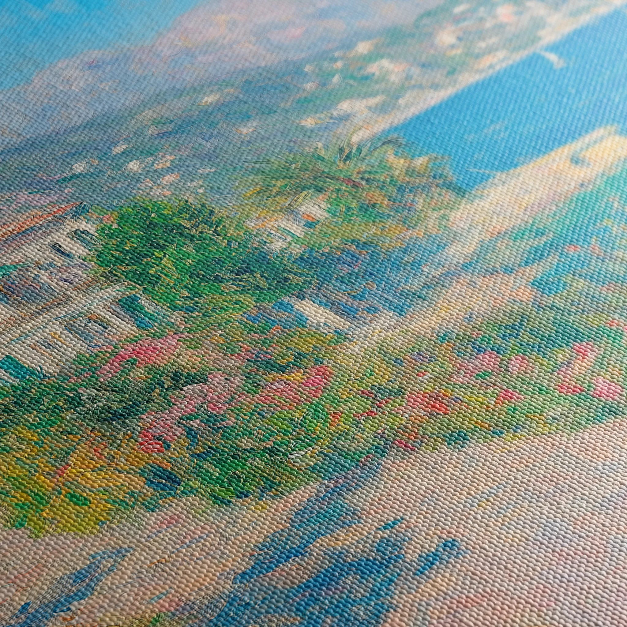 Landscape 376 Canvas Art 18" x 24" / 45 x 60 cm / Black