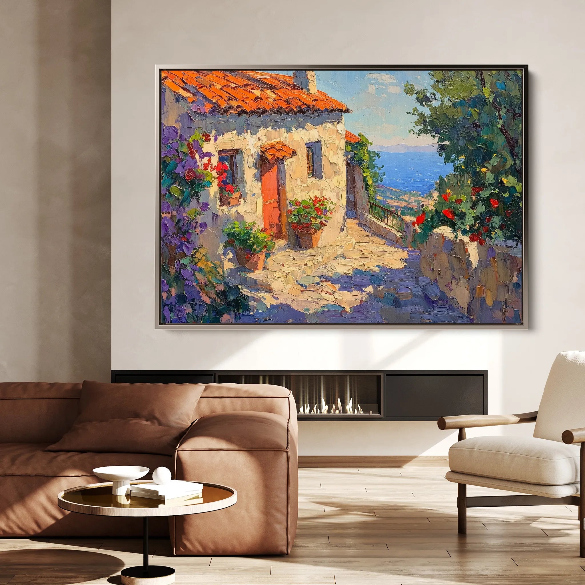 Landscape 377 Canvas Art 18" x 24" / 45 x 60 cm / Black