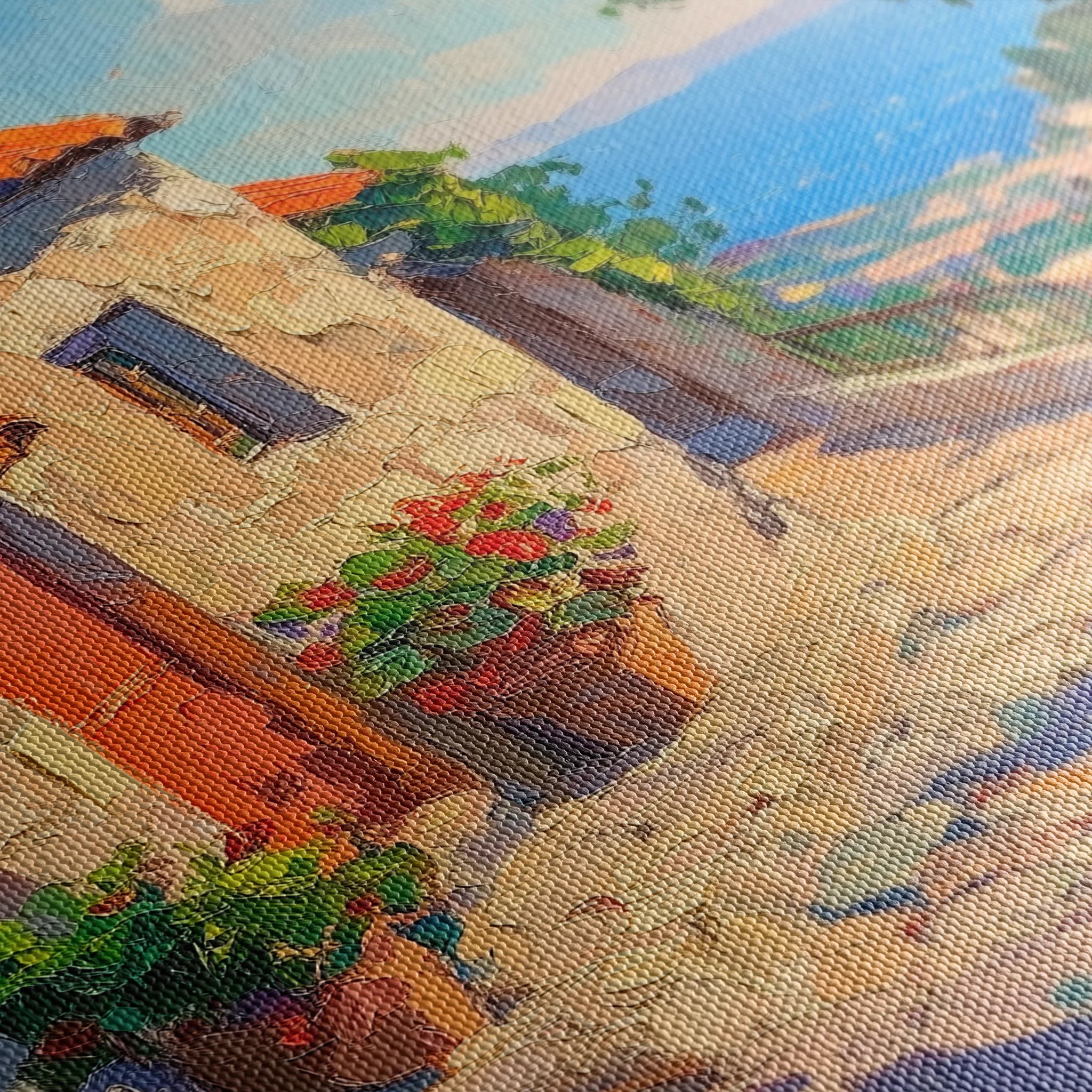 Landscape 377 Canvas Art 18" x 24" / 45 x 60 cm / Black