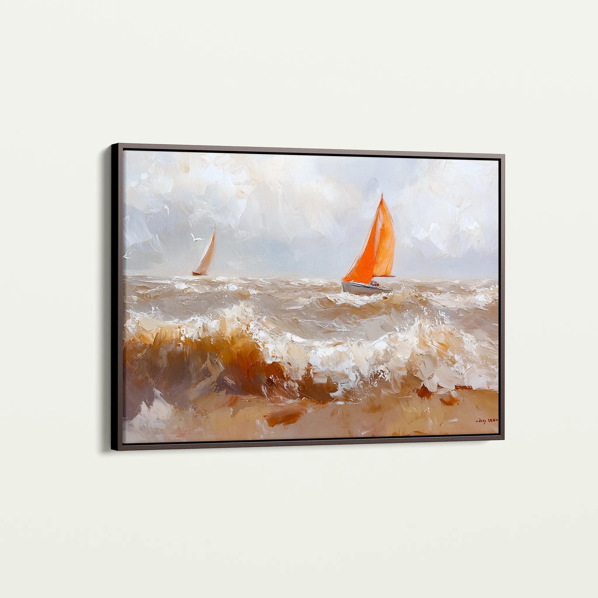Landscape 378 Canvas Art 18" x 24" / 45 x 60 cm / Black