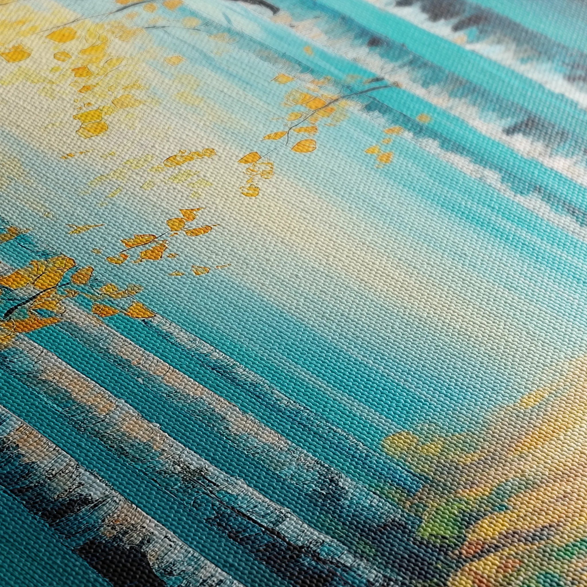 Landscape 379 Canvas Art 18" x 24" / 45 x 60 cm / Black
