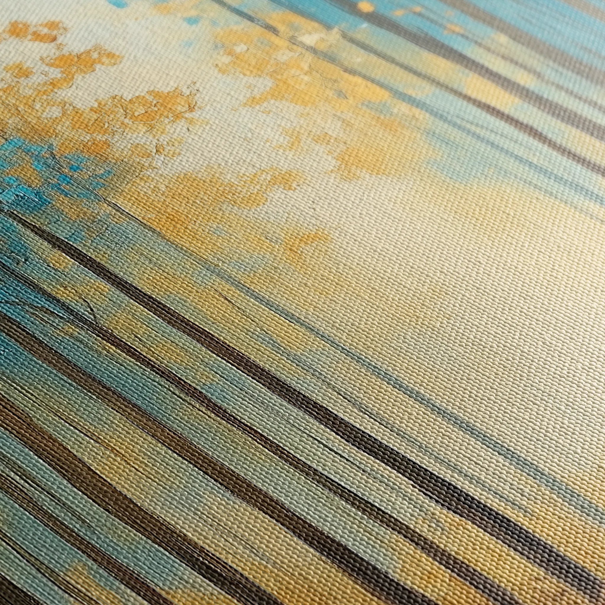 Landscape 380 Canvas Art 18" x 24" / 45 x 60 cm / Black