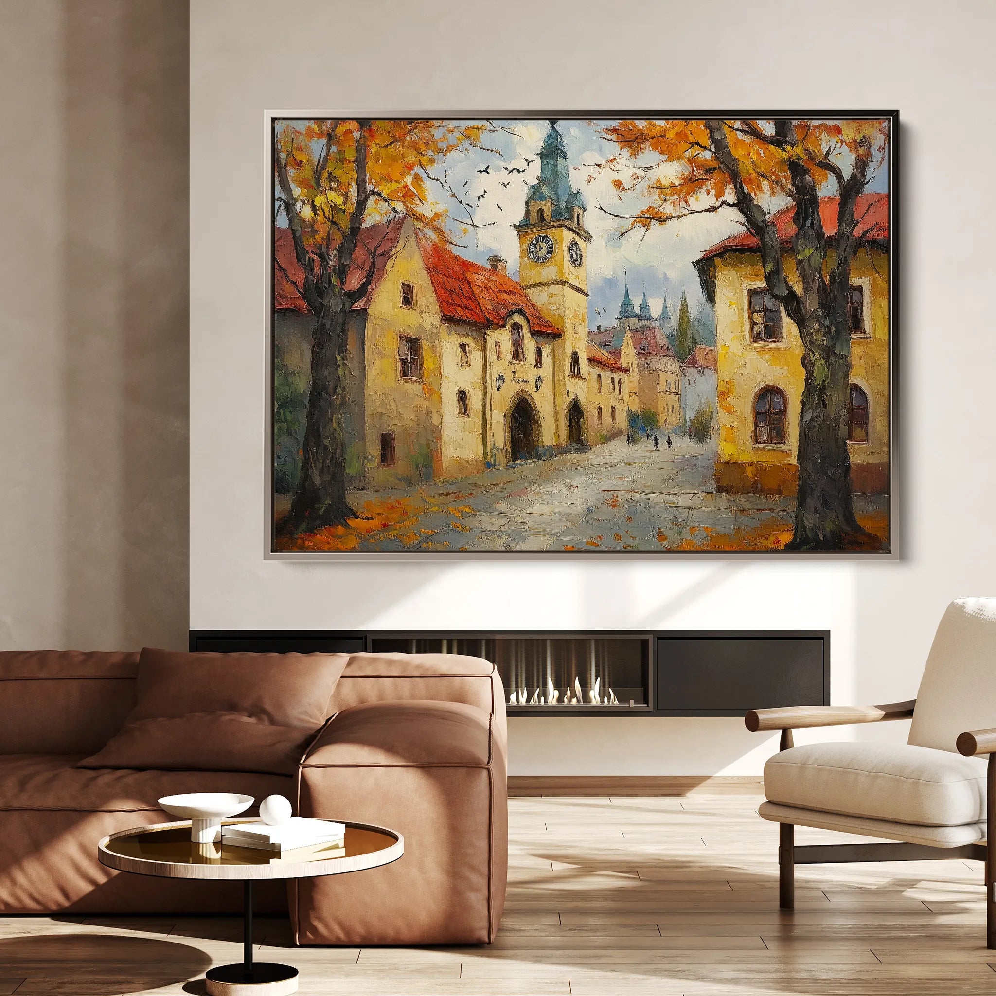 Landscape 381 Canvas Art 18" x 24" / 45 x 60 cm / Black