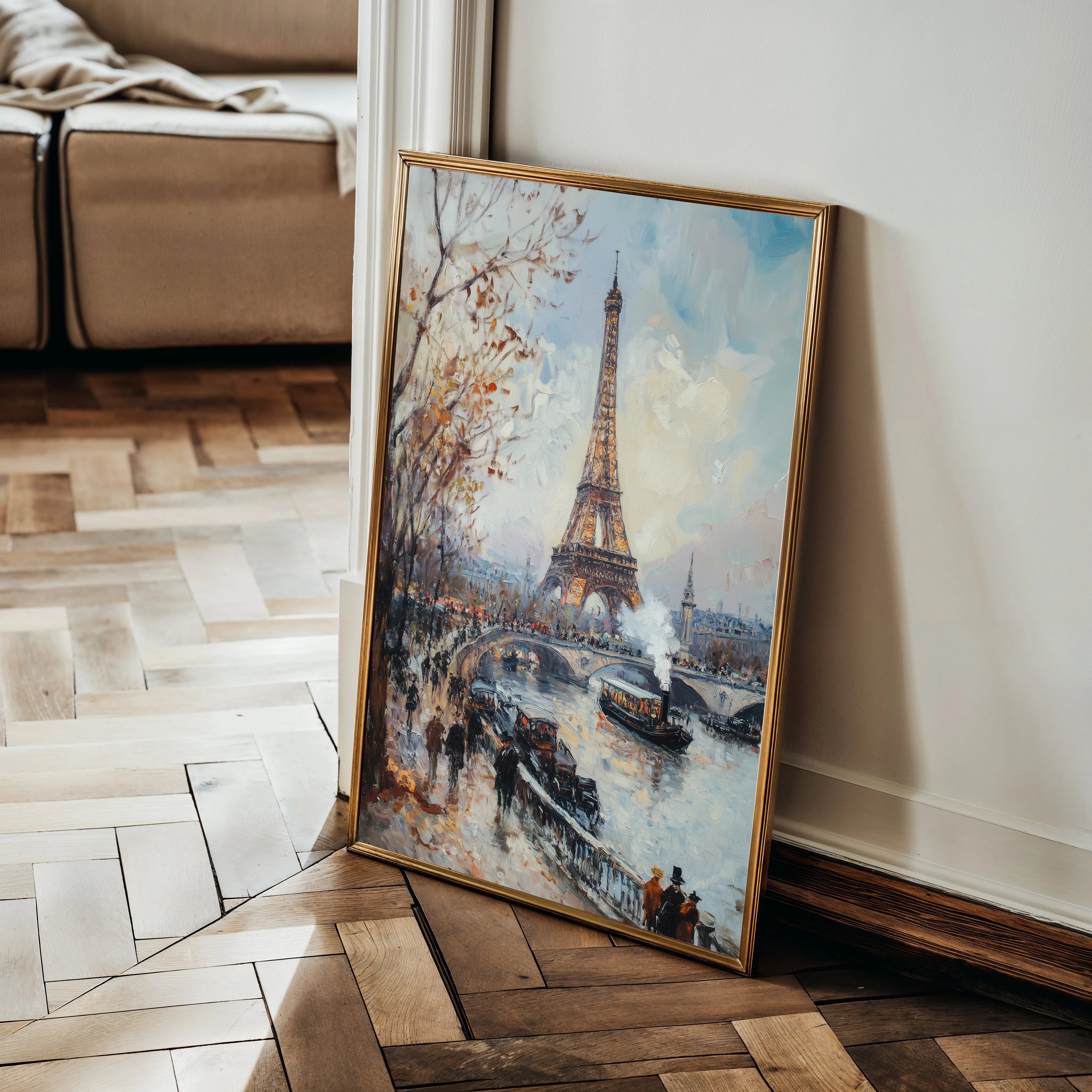 Landscape 382 Canvas Art 18" x 24" / 45 x 60 cm / Black