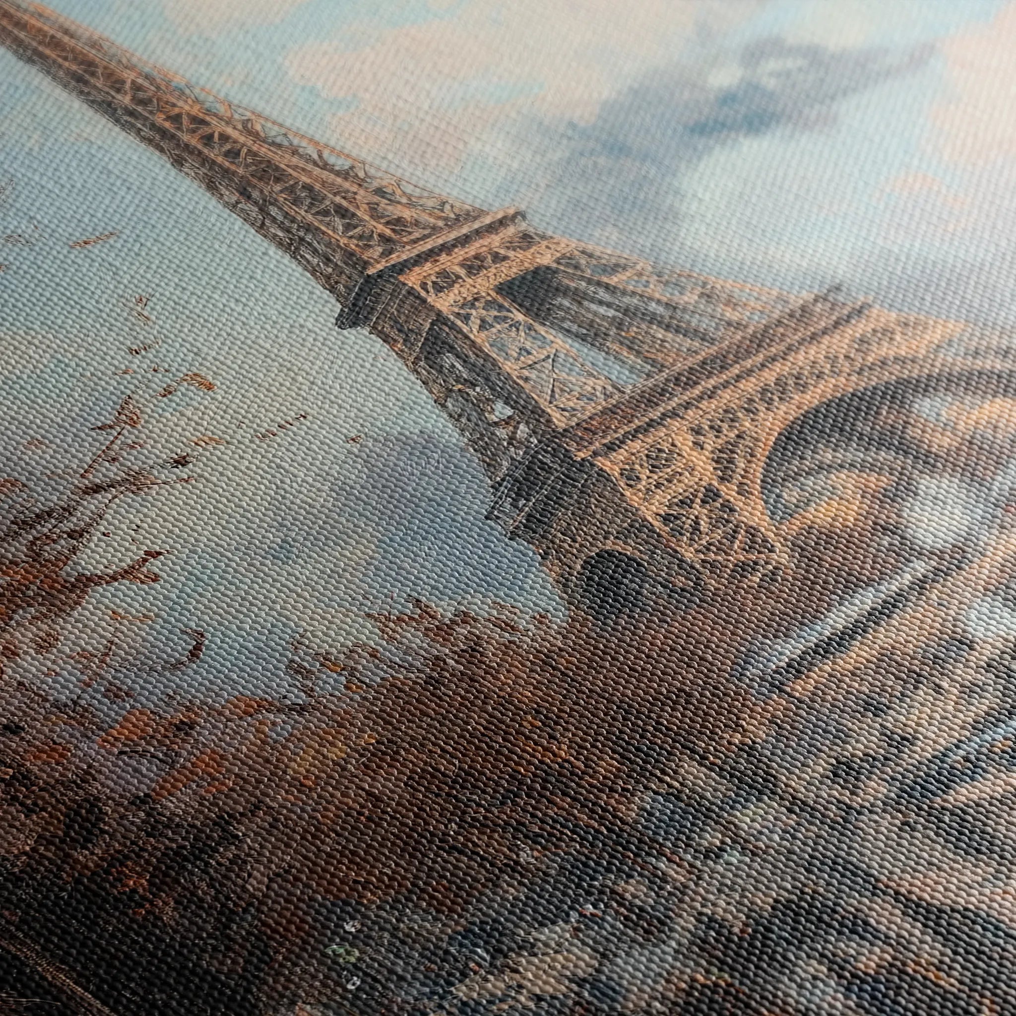 Landscape 383 Canvas Art 18" x 24" / 45 x 60 cm / Black