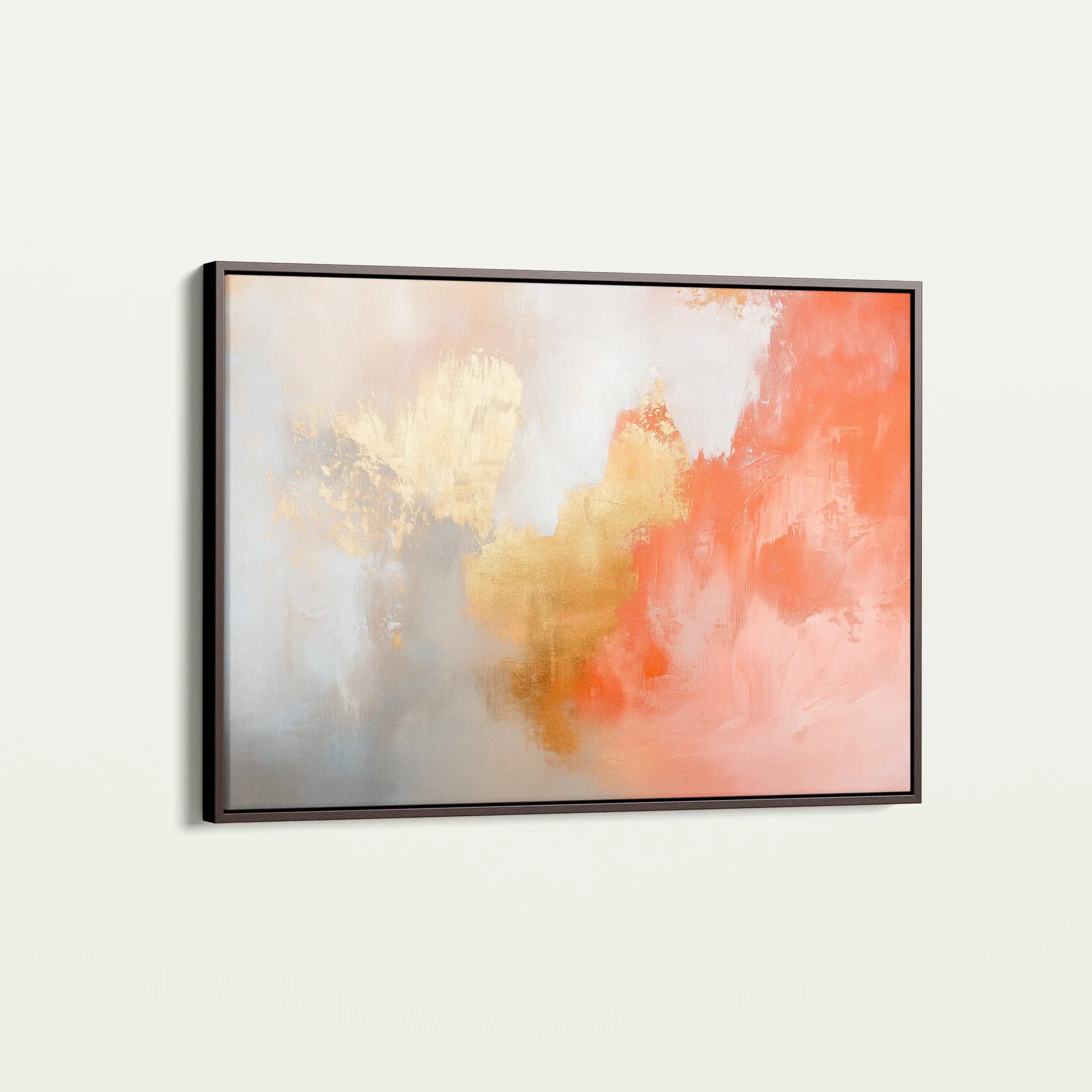Abstract 386 Canvas Art 18" x 24" / 45 x 60 cm / Black