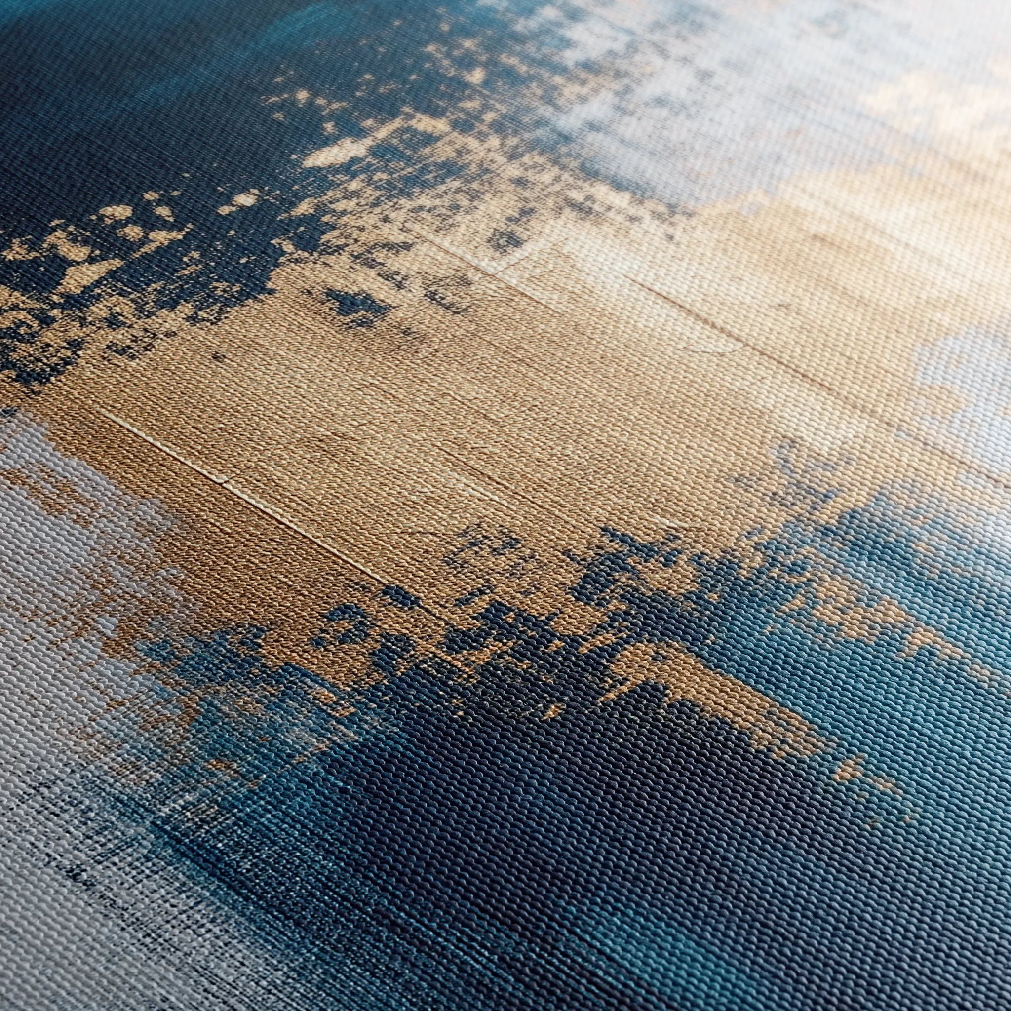 Abstract 392 Canvas Art 18" x 24" / 45 x 60 cm / Black