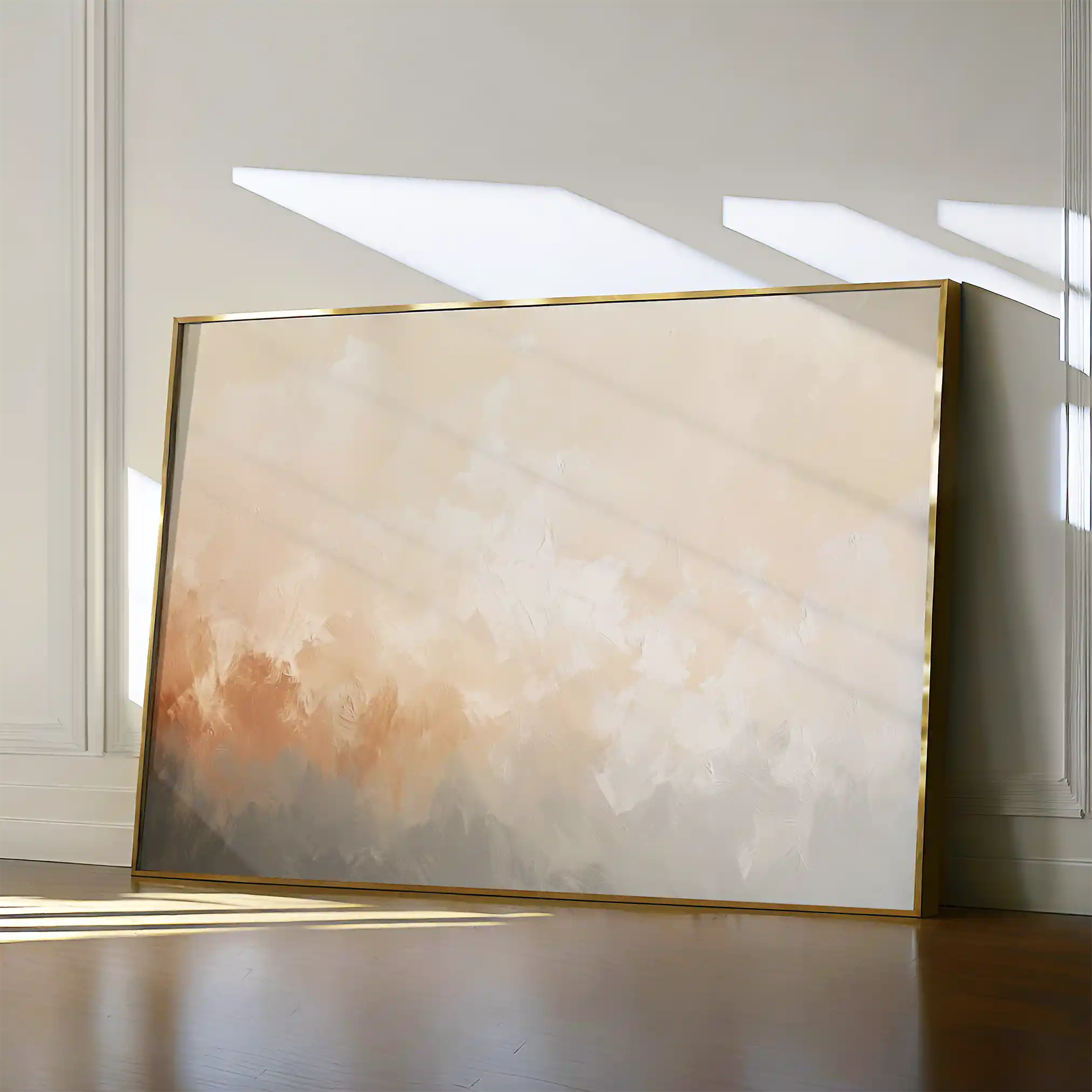 Abstract 396 Canvas Art 18" x 24" / 45 x 60 cm / Black