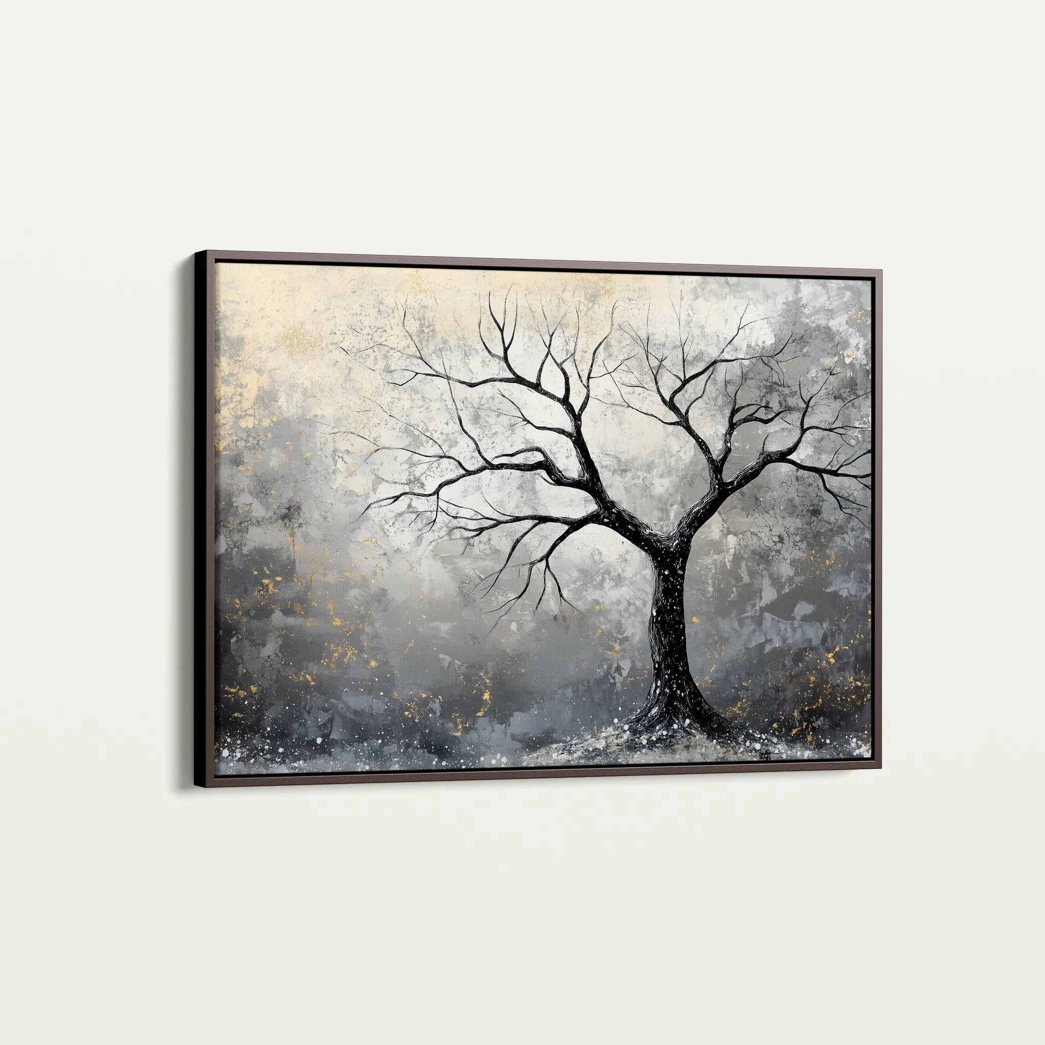 Landscape 404 Canvas Art 18" x 24" / 45 x 60 cm / Black