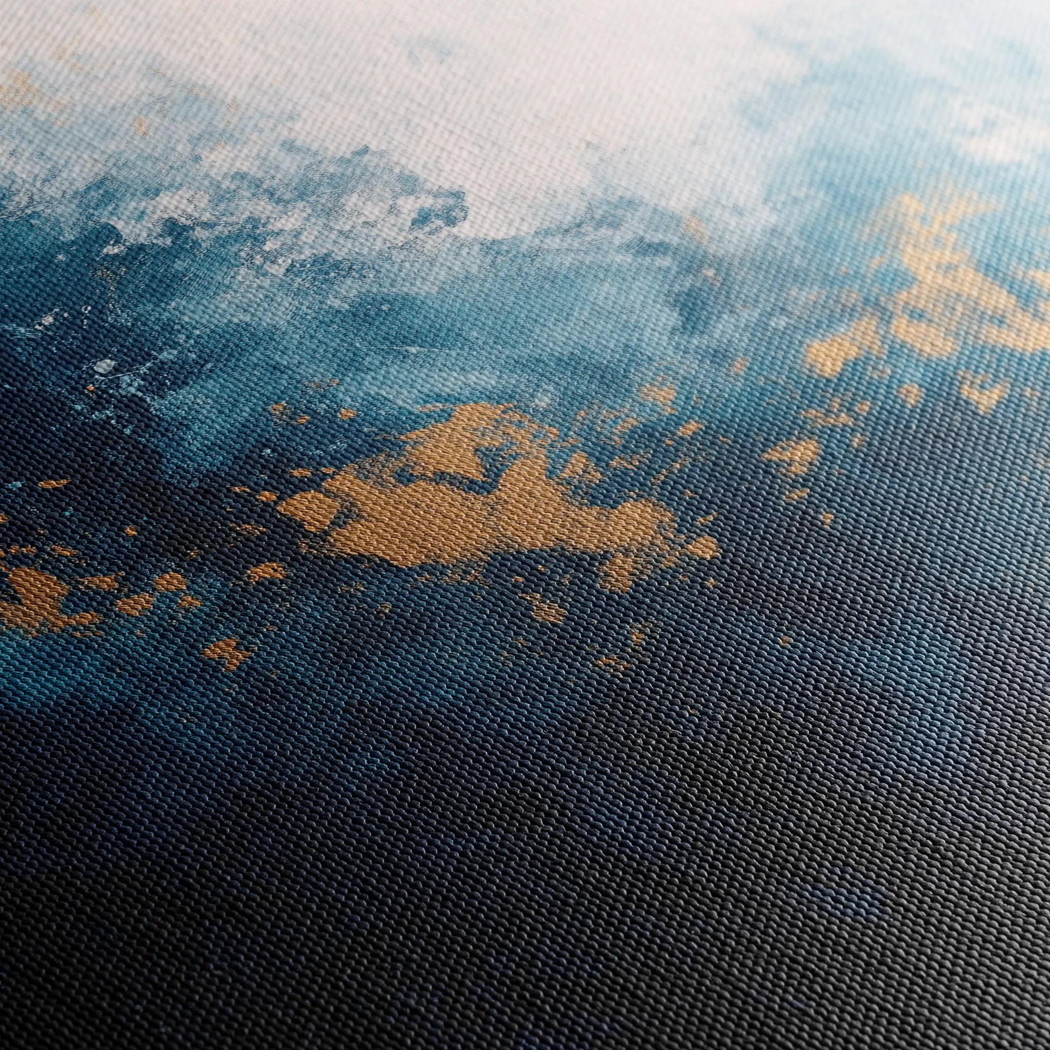 Abstract 405 Canvas Art 18" x 24" / 45 x 60 cm / Black