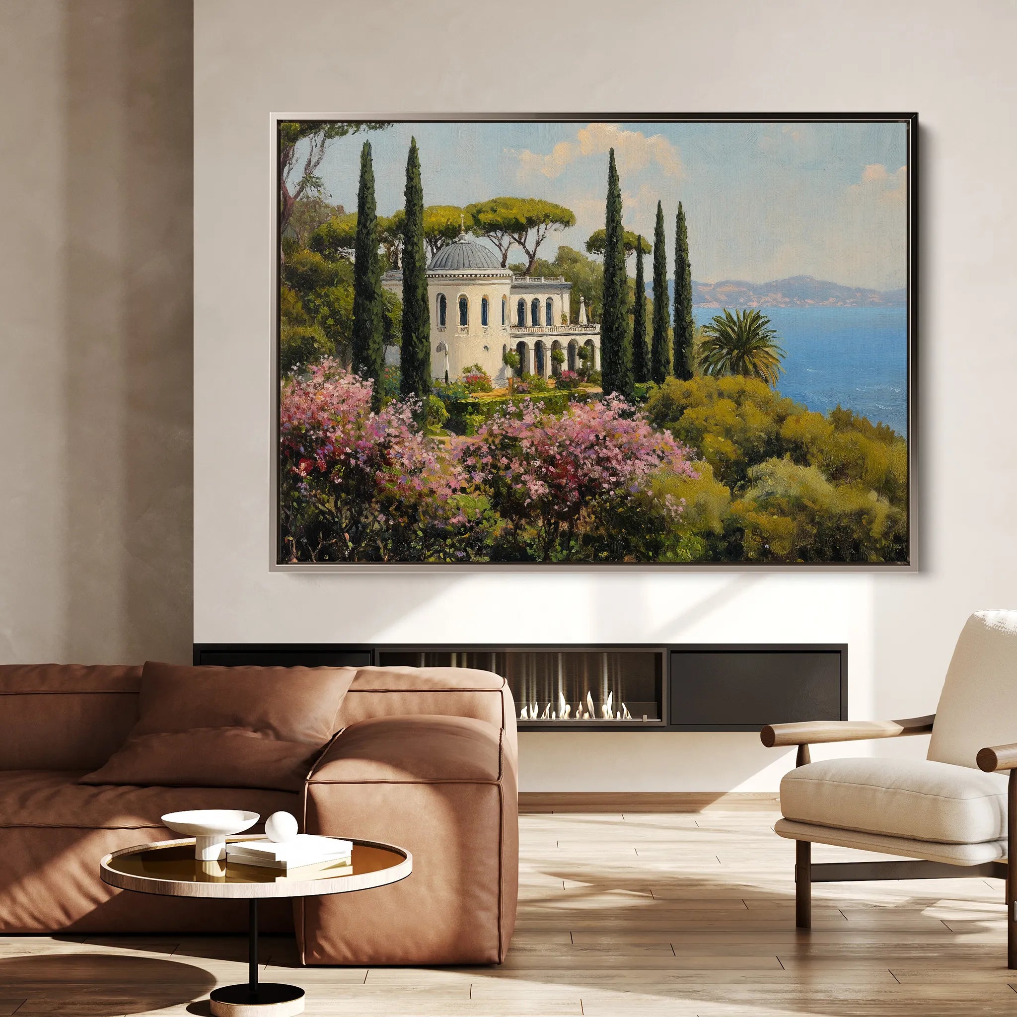 Landscape 410 Canvas Art 18" x 24" / 45 x 60 cm / Black