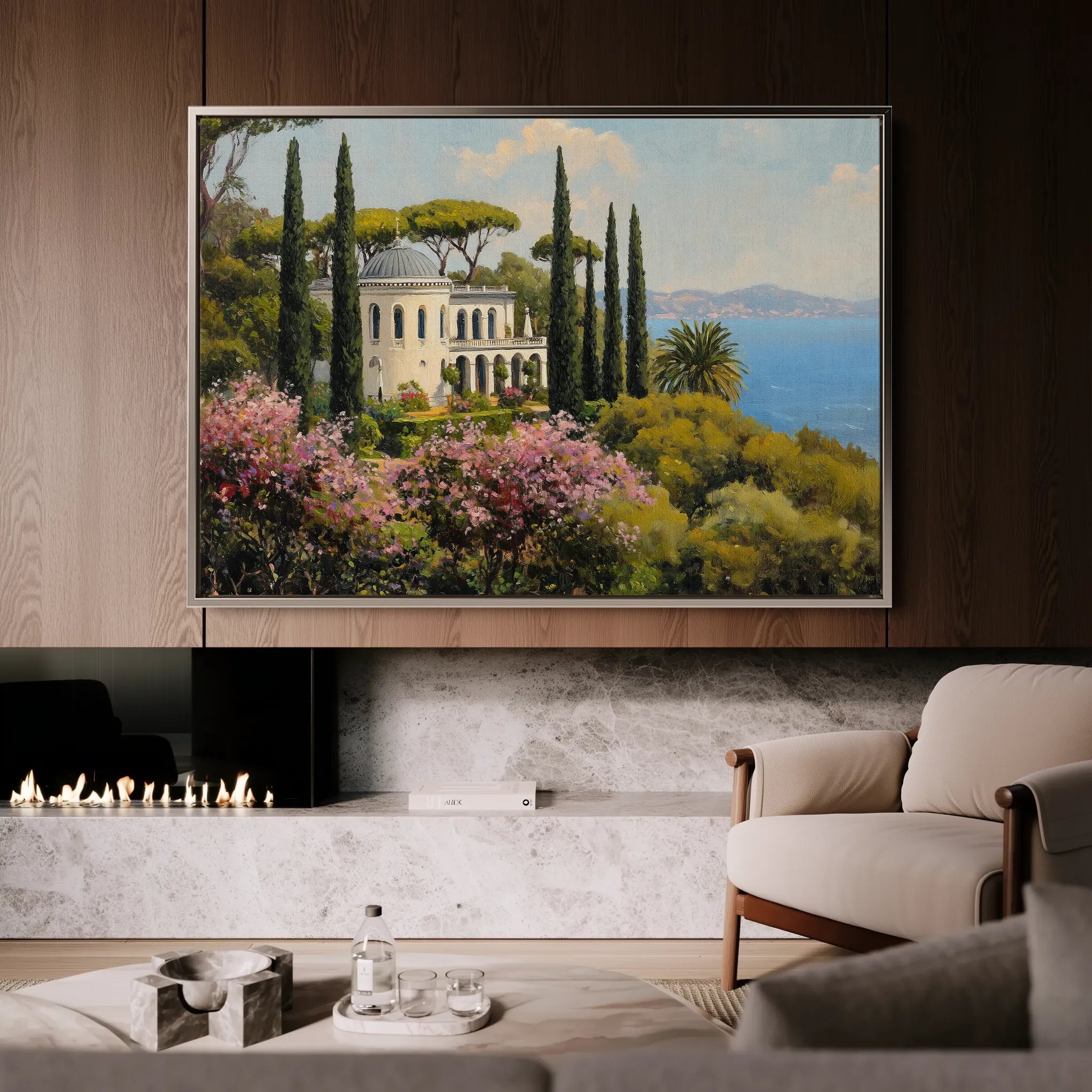 Landscape 410 Canvas Art 18" x 24" / 45 x 60 cm / Black