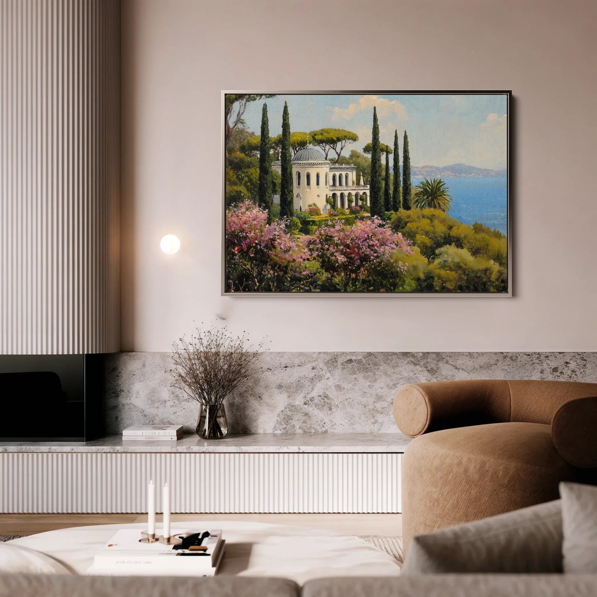 Landscape 410 Canvas Art 18" x 24" / 45 x 60 cm / Black